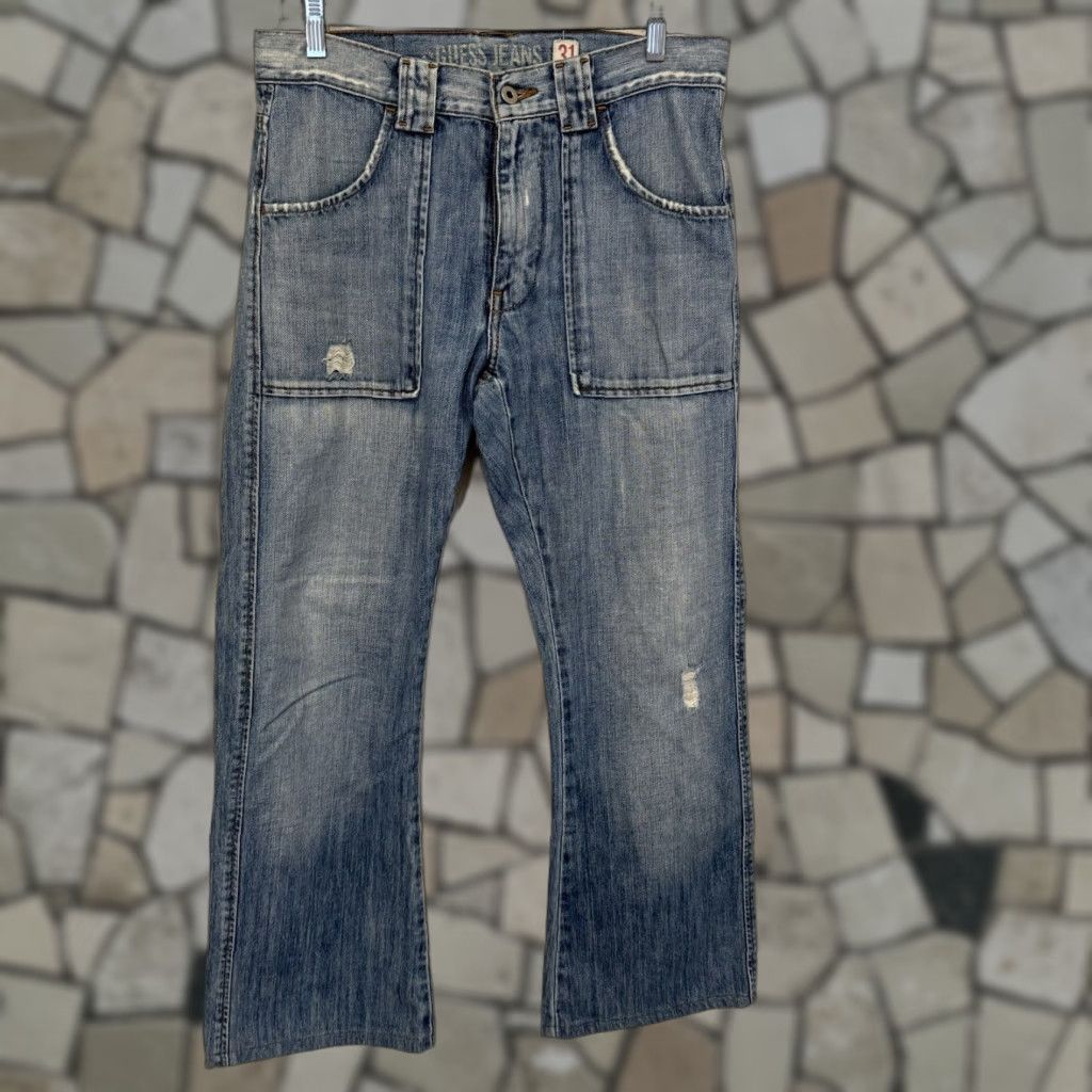 VINTAGE Guess Jeans Men 31x30 Bootcut Denim 80s USA Cotton Mid
