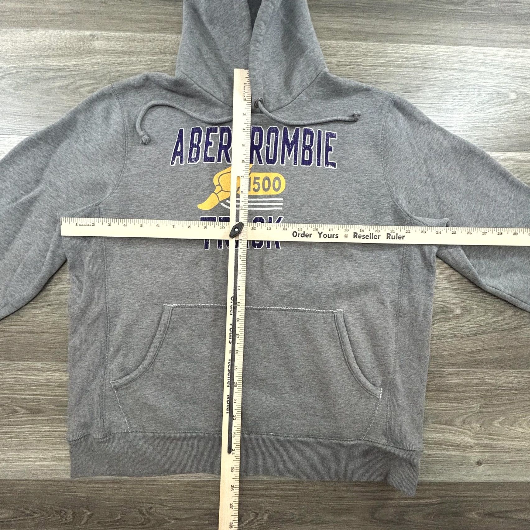 Abercrombie & Fitch VINTAGE Abercrombie Hoodie Mens Medium Track Winged Foot Sweatshirt Running Y2K Size US M / EU 48-50 / 2 - 5 Thumbnail