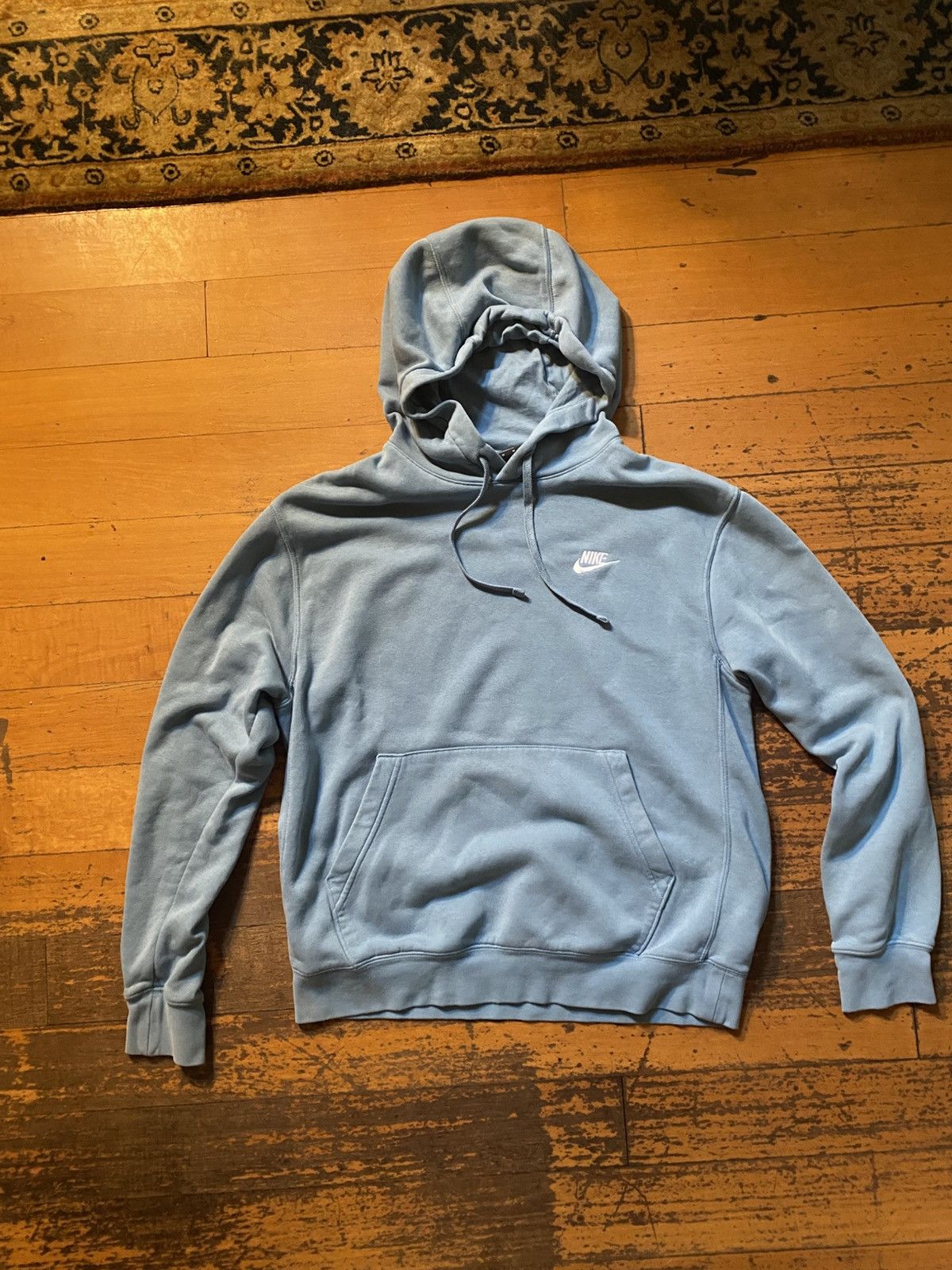 Nike × Vintage baby blue nike hoodie Size US M / EU 48-50 / 2 - 1 Thumbnail