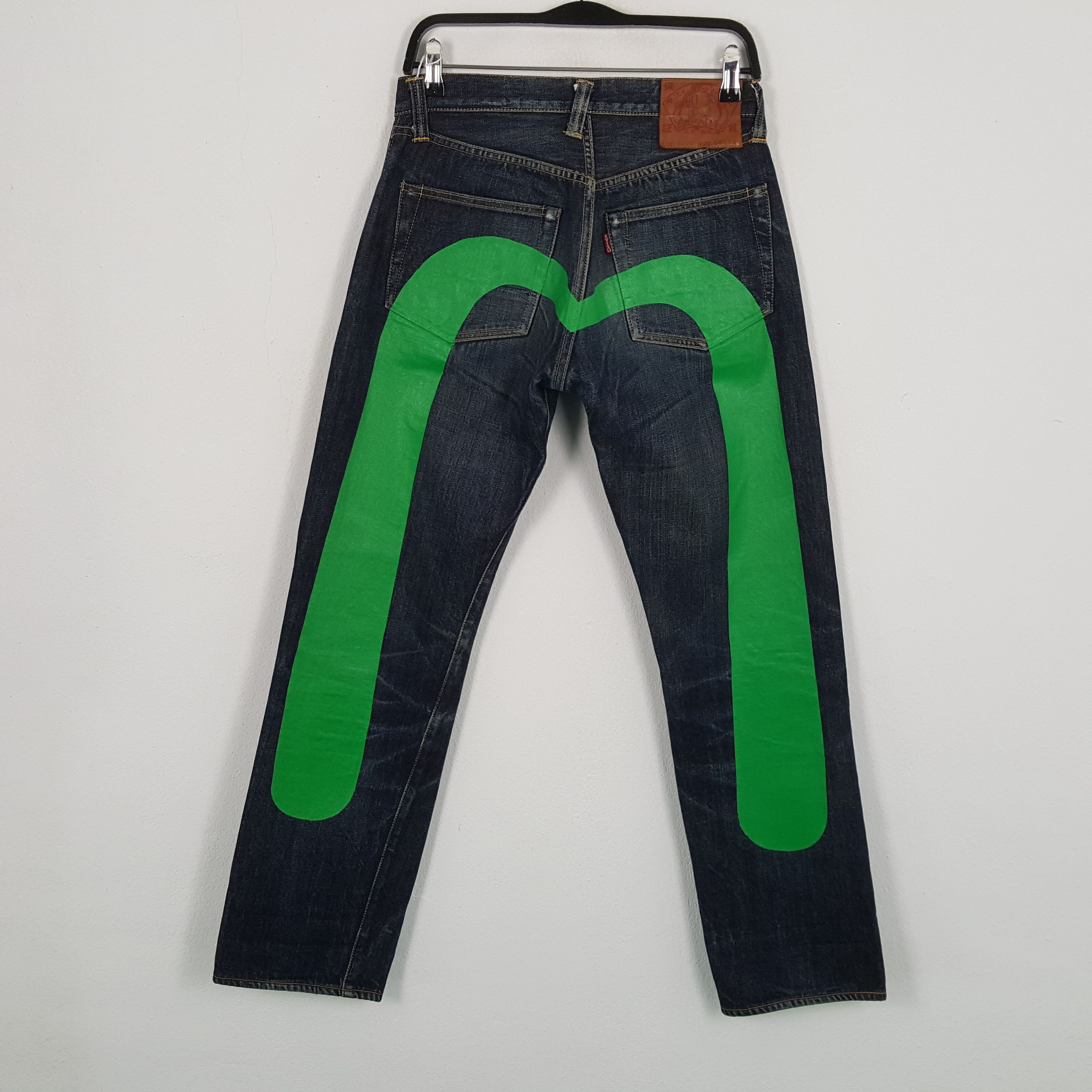 Evisu × Japanese Brand × Vintage EVISU Jeans Japanese Brand Streetwear Custom Daicock Style Size US 29 - 1 Thumbnail