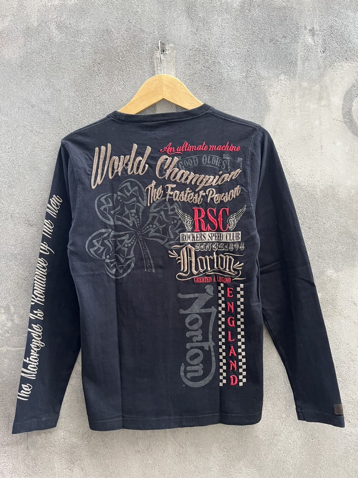 If Six Was Nine × Japanese Brand × Norton 200s Norton - RSC Rockers Speed Club Graphic Tee Size US S / EU 44-46 / 1 - 12 Thumbnail