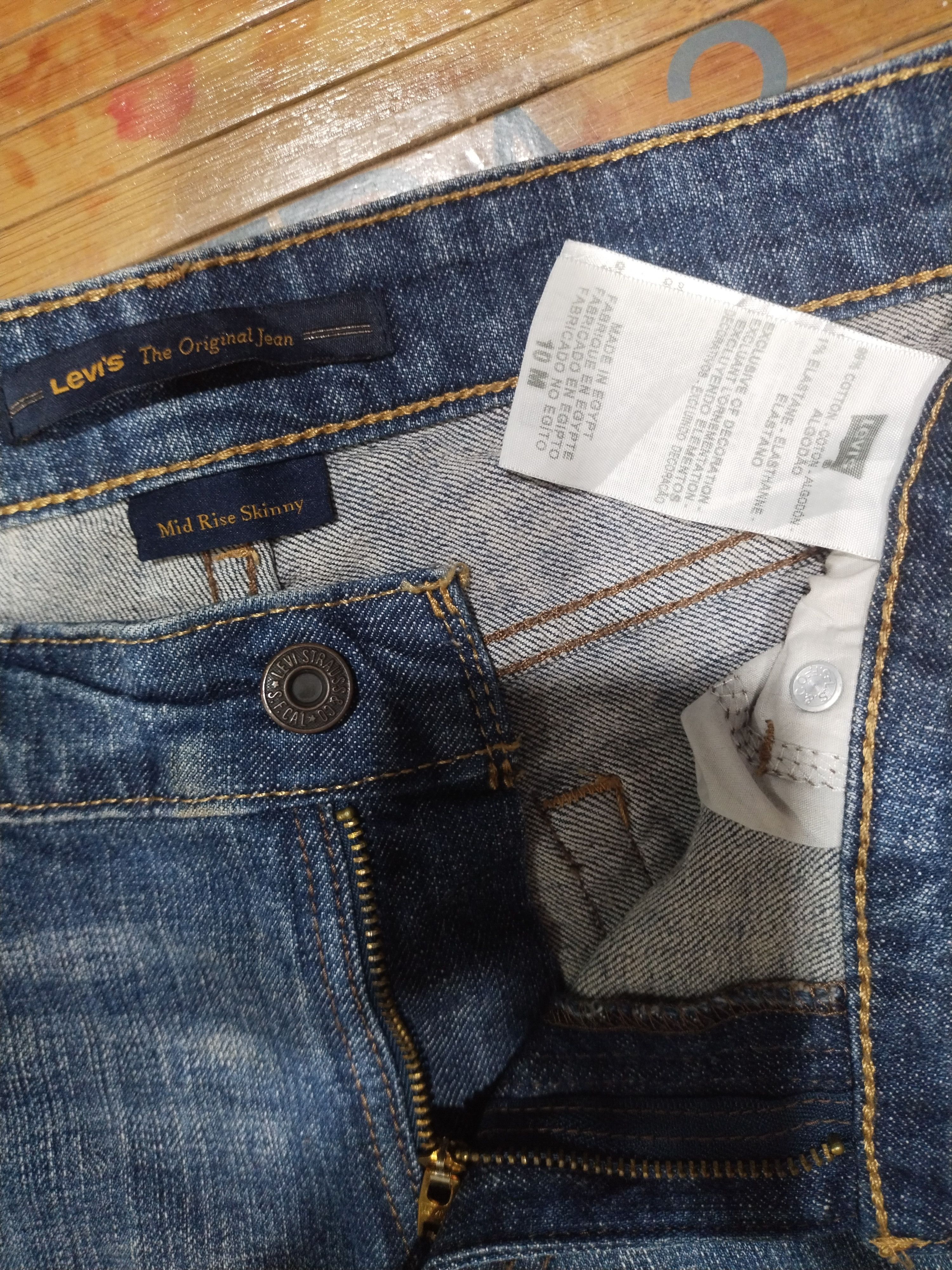 Levi's × Vintage Levis Women "Stretchabe" Mide Rise Skinny Sz 30" Size 30" / US 8 / IT 44 - 10 Thumbnail