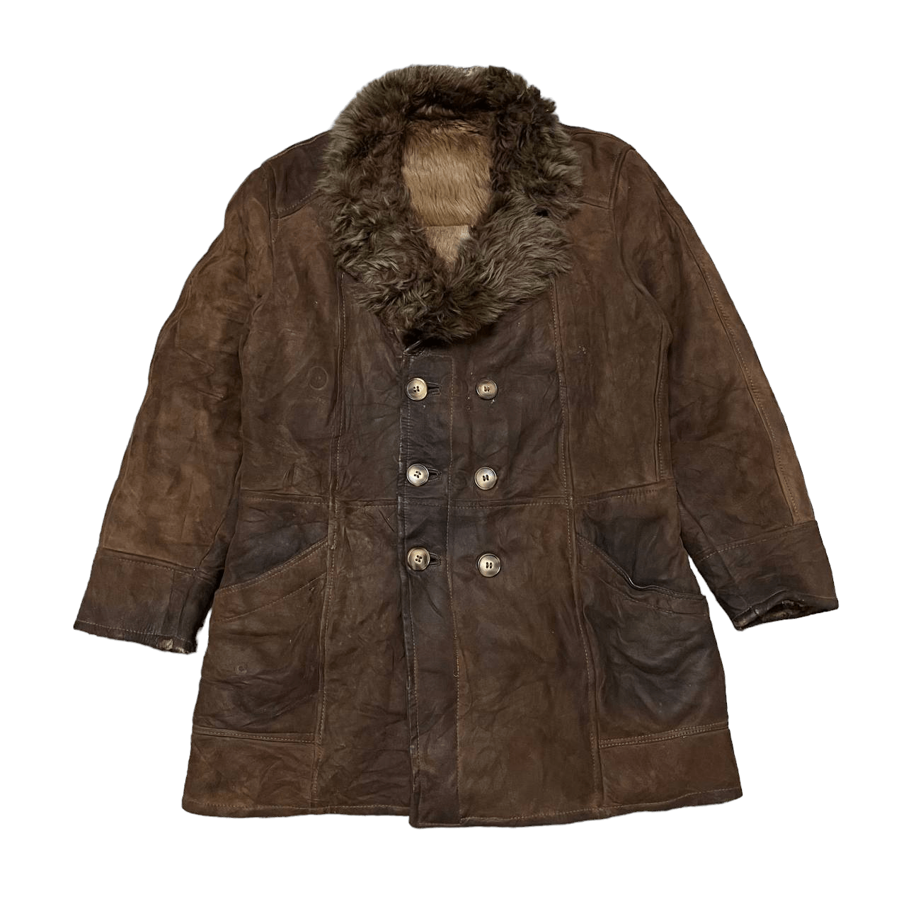 Vera Pelle Vintage Vera Pelle Shearling Leather Jacket Size US L / EU 52-54 / 3 - 1 Thumbnail