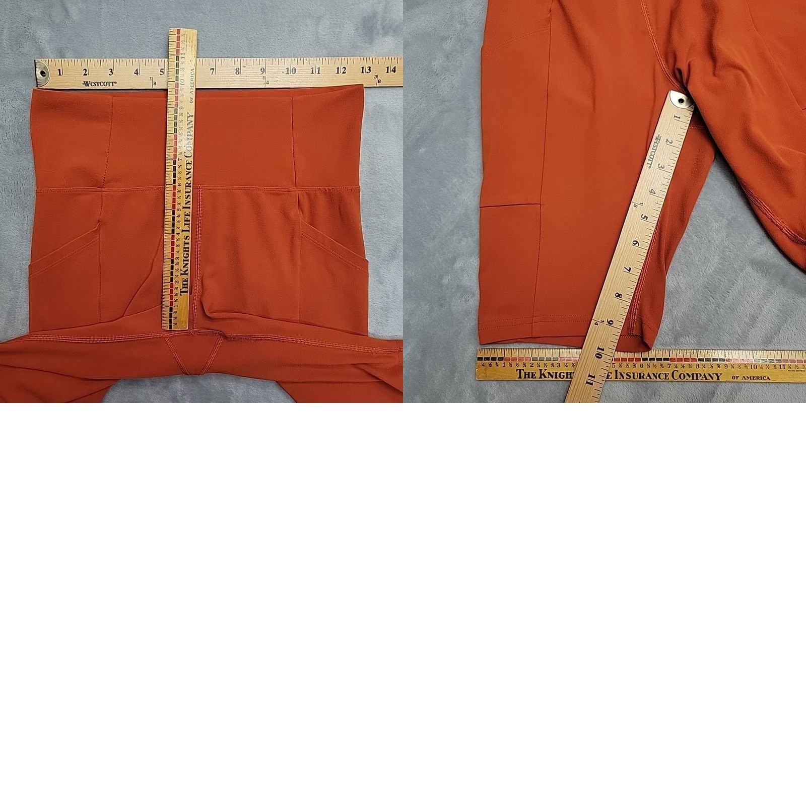 Vintage REI Co Op Shorts Womens M Orange Nylon Lycra Hiking Active Stretch Outdoors Pants? Size 32" / US 10 / IT 46 - 8 Thumbnail