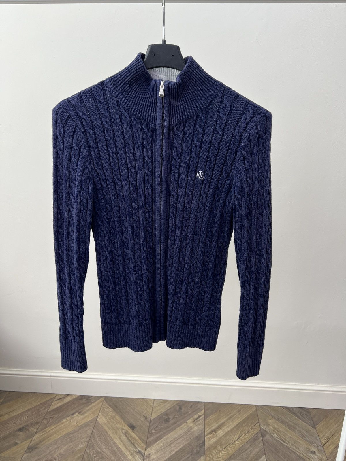 Ralph Lauren Vintage Ralph Lauren Active Women's Zip Sweater Cable Knit Size S / US 4 / IT 40 - 2 Thumbnail
