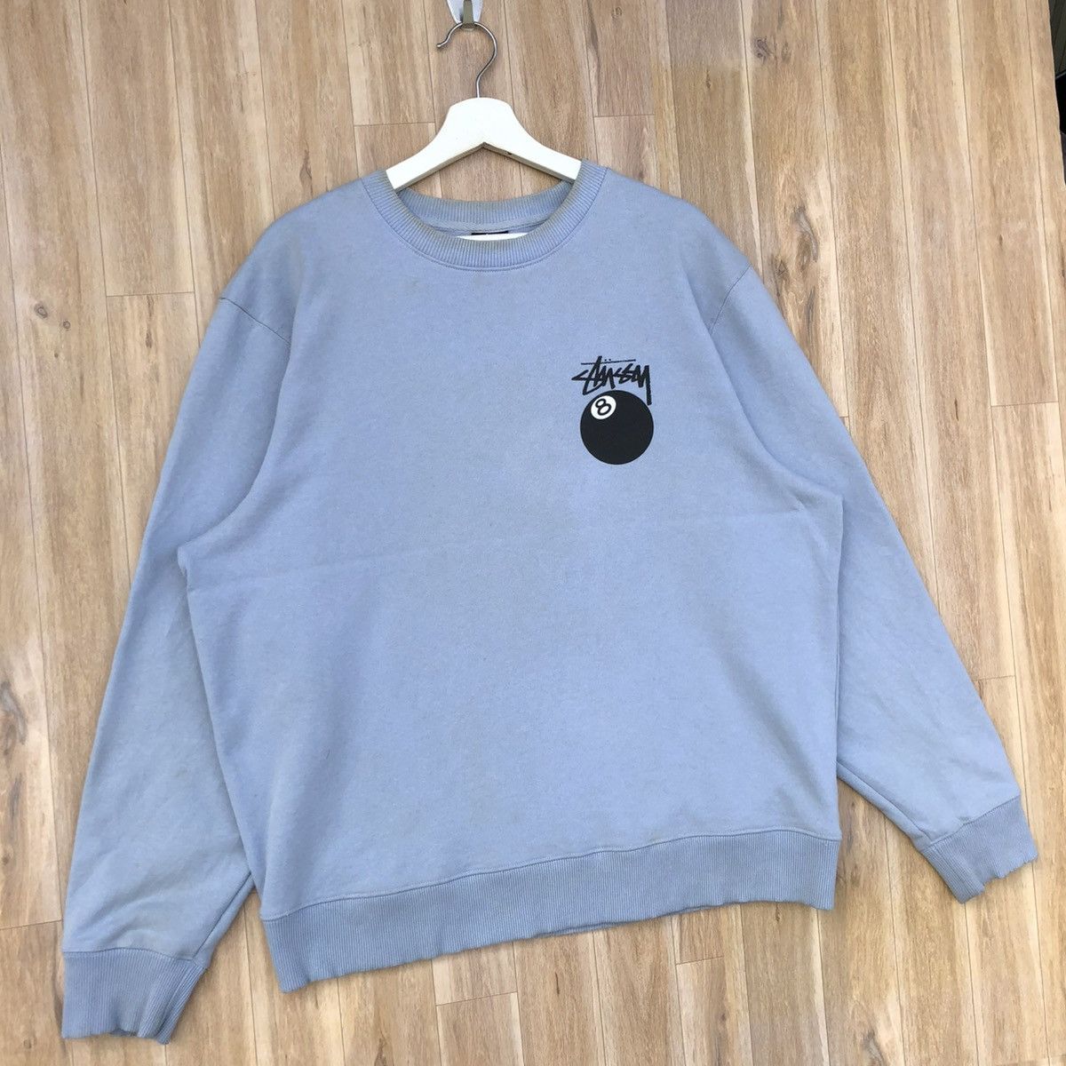 Stussy Vintage Stussy Eight Ball Skateboard Pullover Sweatshirt Size US L / EU 52-54 / 3 - 5 Thumbnail