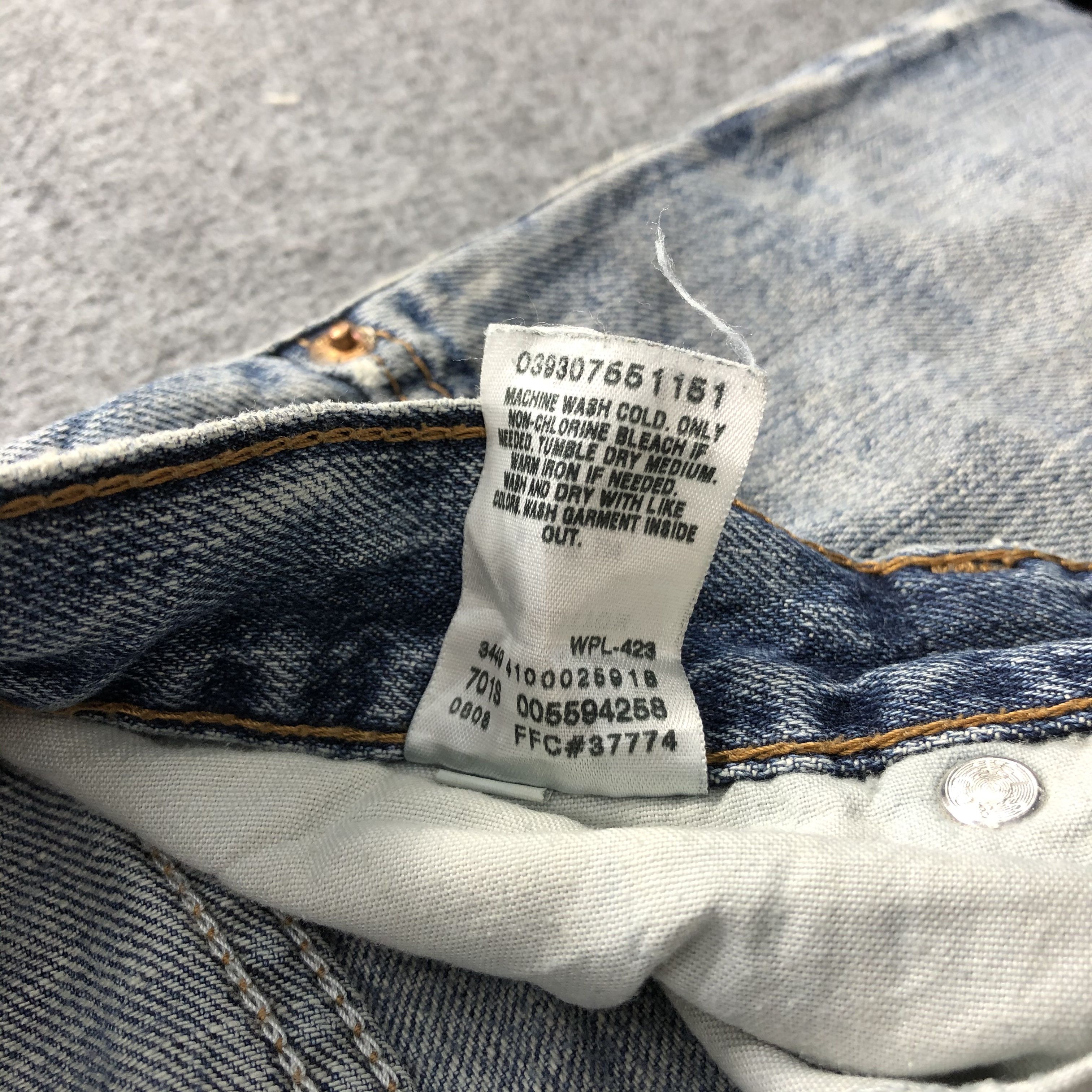 Levi's Vintage Distress Levis 559 Jeans-JM1134 Size US 34 / EU 50 - 11 Thumbnail
