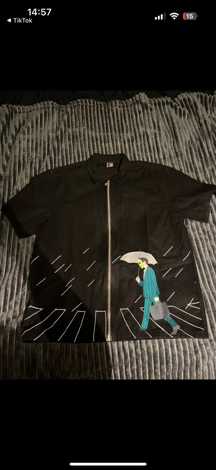 Derschutze Derschutze zip up short sleeve polo/sweatshirt Size US XL / EU 56 / 4 - 1 Thumbnail