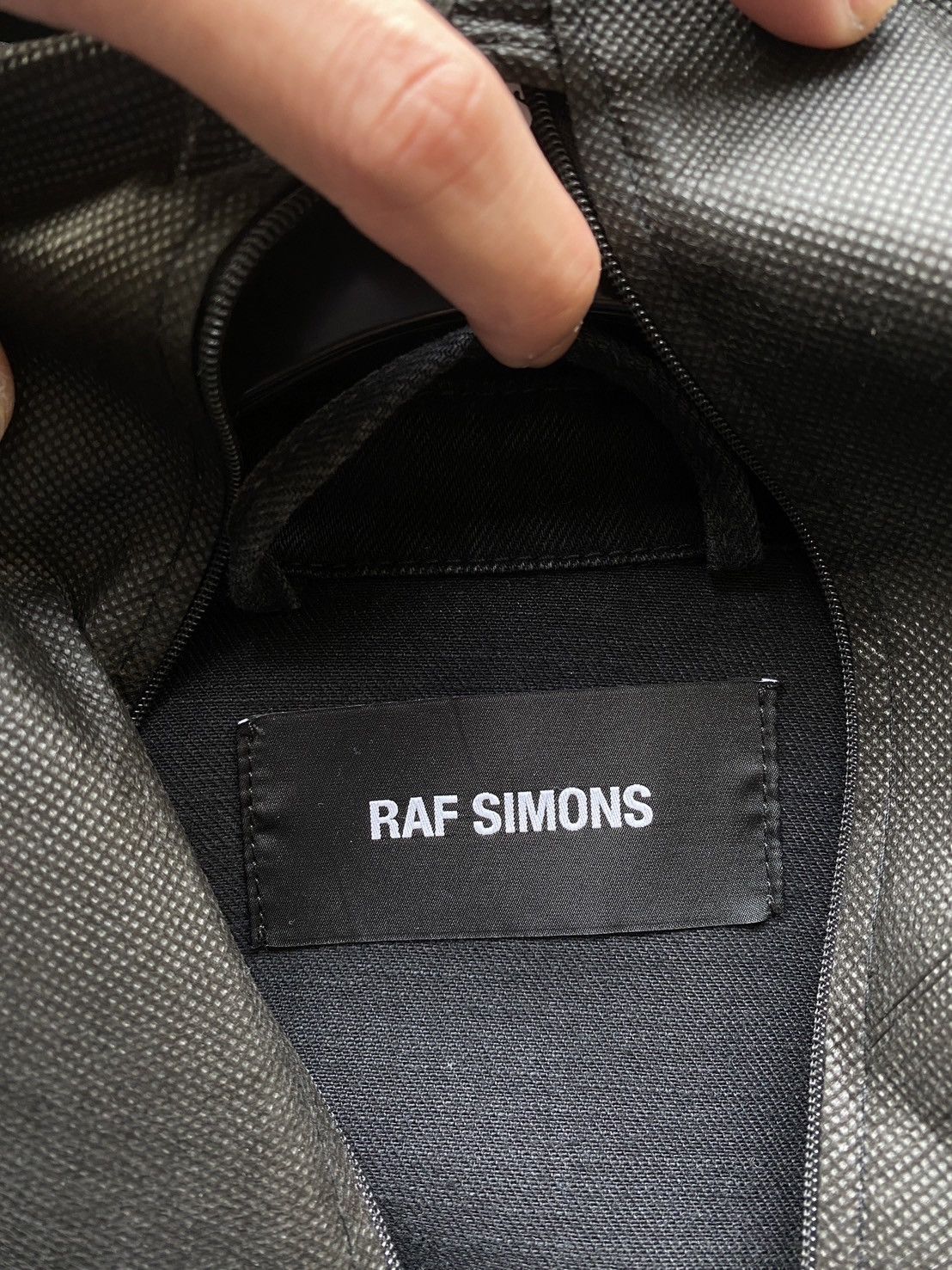 RAF SIMONS 18S/S New Order Peter Saville Oversized Jacket