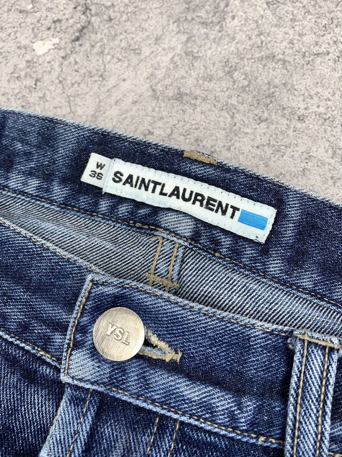 Yves Saint Laurent Saint Laurent Vintage YSL Denim Mens Jeans Size 36 Size US 36 / EU 52 - 3 Thumbnail