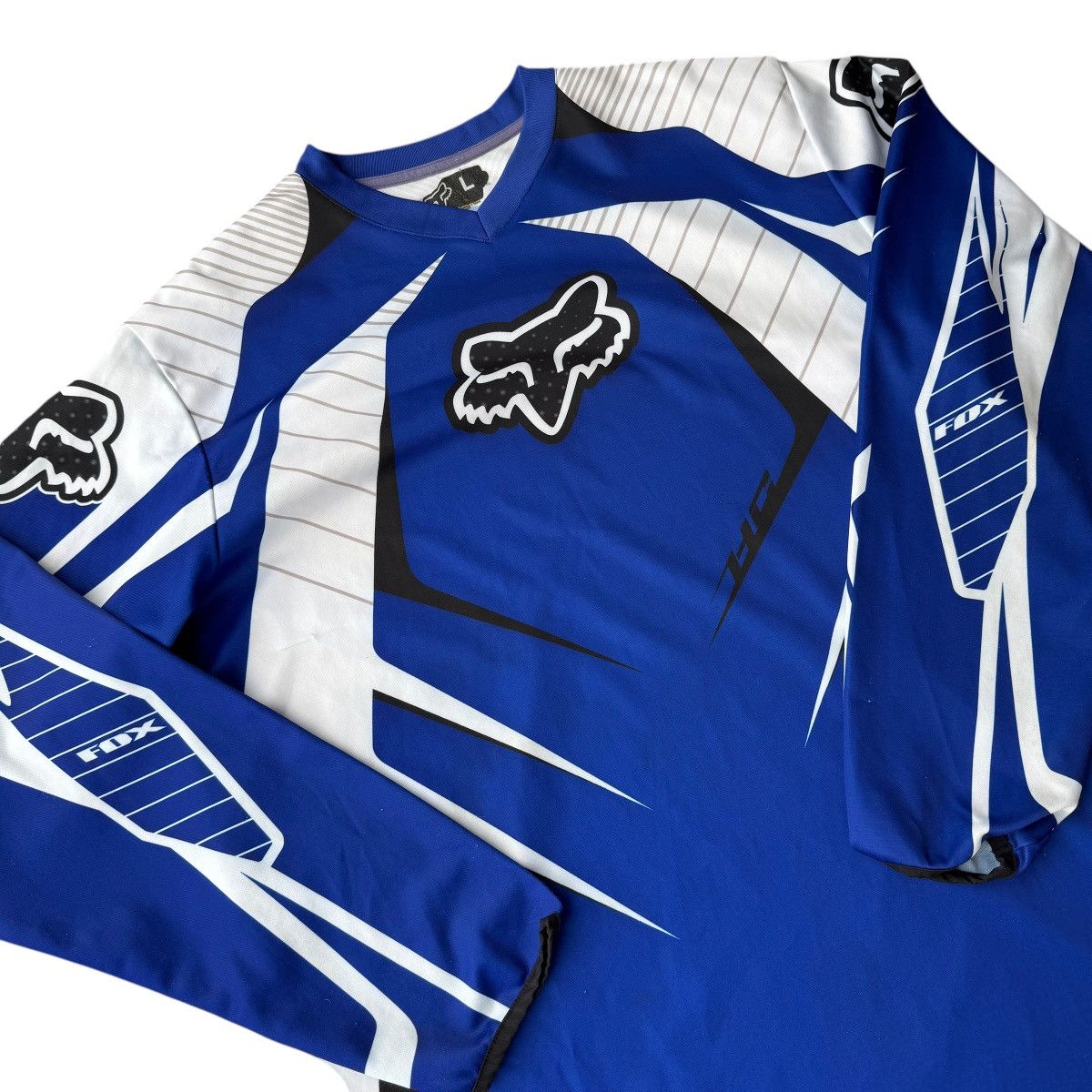 Fox Racing × Playboi Carti × Vintage FOX MOTOCROSS VINTAGE OVERSIZED RACING JERSEY 90s AOP SKATER Size US L / EU 52-54 / 3 - 11 Thumbnail