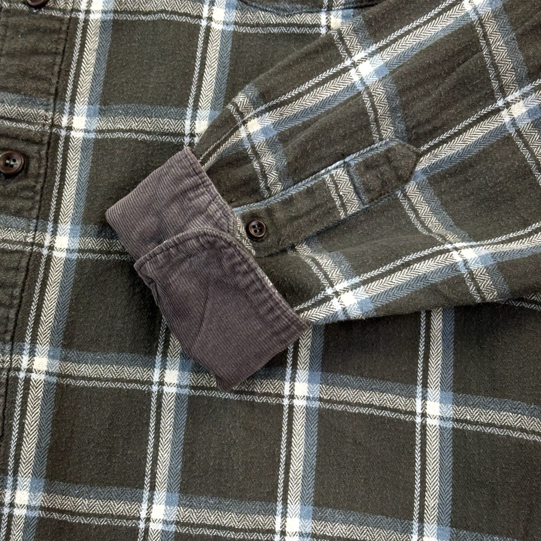Quiksilver Quiksilver Shirt Mens Large Green Plaid Flannel Long Sleeve Button Up Casual Size US L / EU 52-54 / 3 - 3 Thumbnail