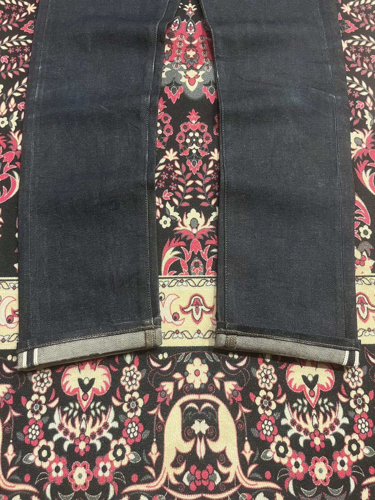 Lemaire × Uniqlo Vintage Uniqlo Raw Kaihara Denim Slim Straight Selvedge Jean Size US 33 - 9 Thumbnail