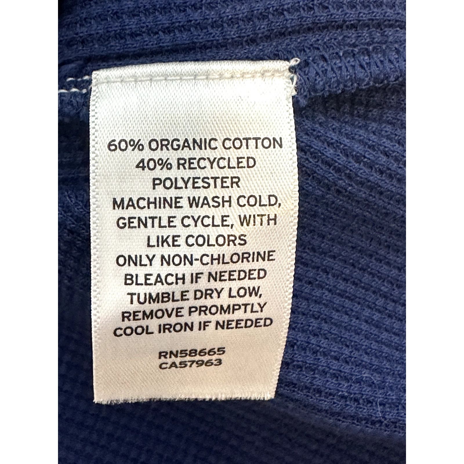 Treasure & Bond Treasure & Bond Women's Blue Long Sleeve Waffle Knit S NWOT Size S / US 4 / IT 40 - 8 Thumbnail