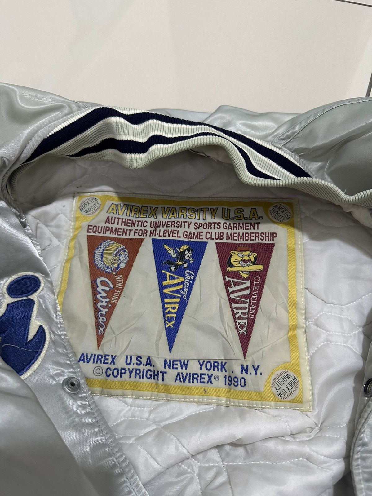 Avirex Vintage 90’s AVIREX Varsity Cleveland University Big Logo Size US M / EU 48-50 / 2 - 4 Thumbnail