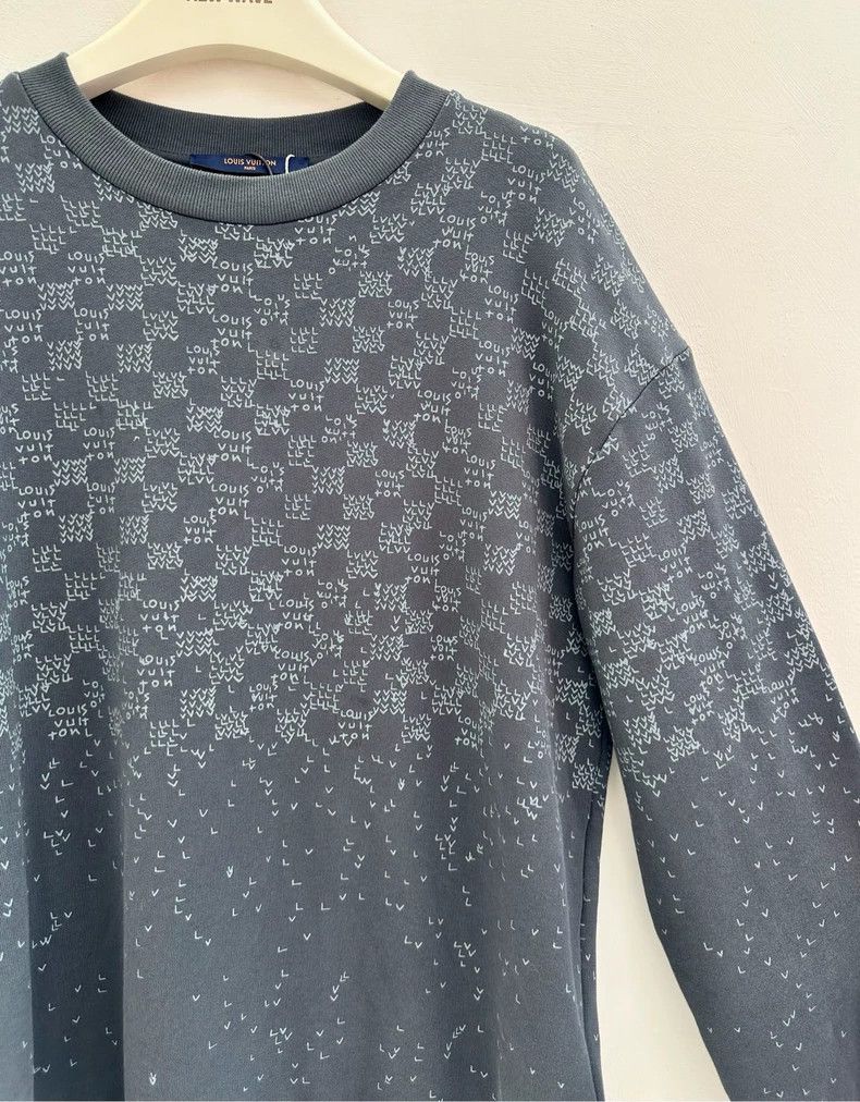 Louis Vuitton Louis Vuitton 22fw New Black and Grey Origami Sweatshirt 25 Size US L / EU 52-54 / 3 - 3 Thumbnail
