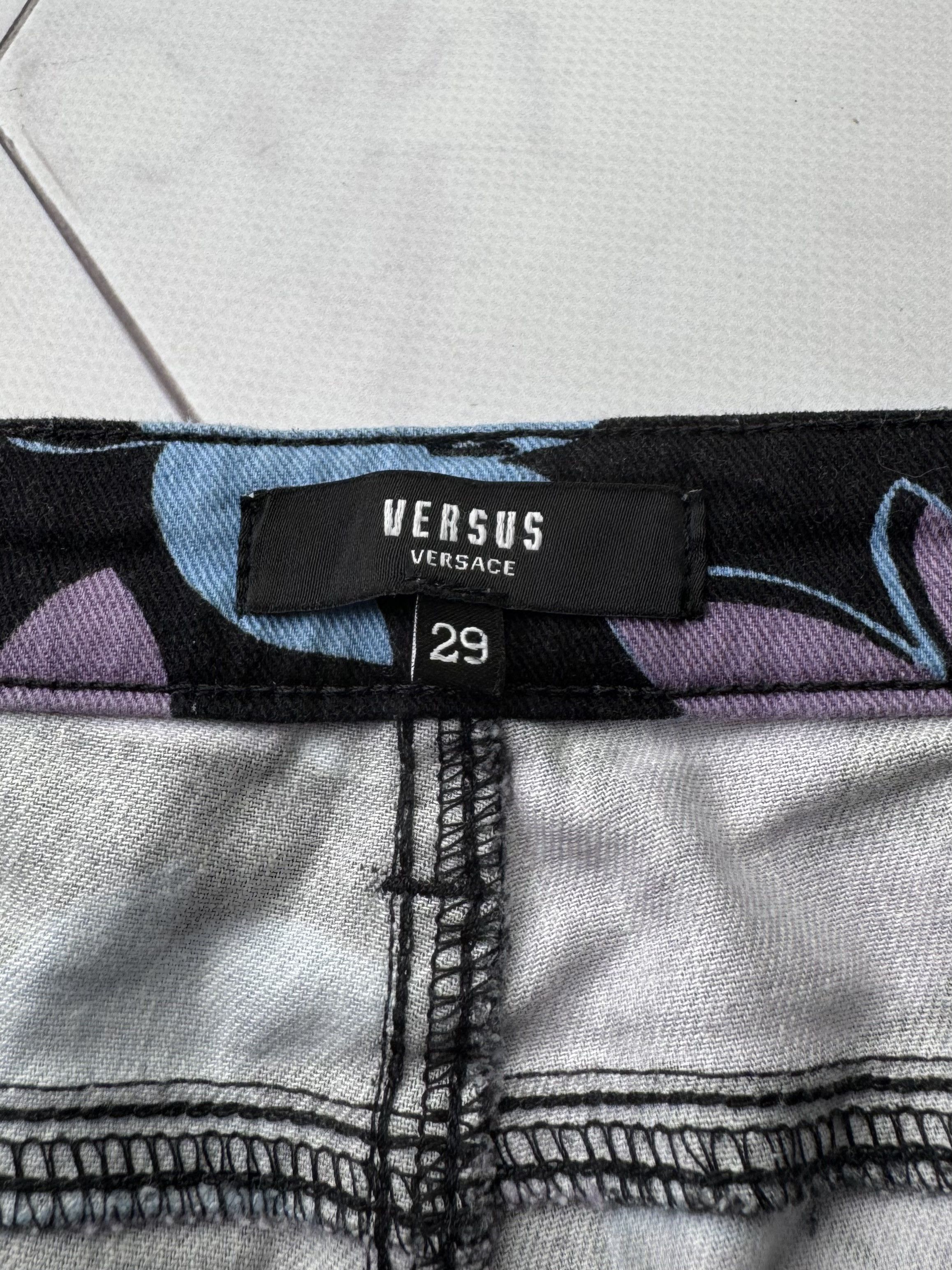 Versus Versace Versus Versace Printed Jeans (B23) Size 29" - 6 Thumbnail