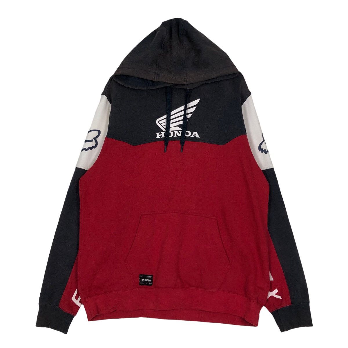 Japanese Brand 🔥VINTAGE FOX RACING HONDA HOODIE BIG LOGO ANORAK Size US L / EU 52-54 / 3 - 1 Thumbnail