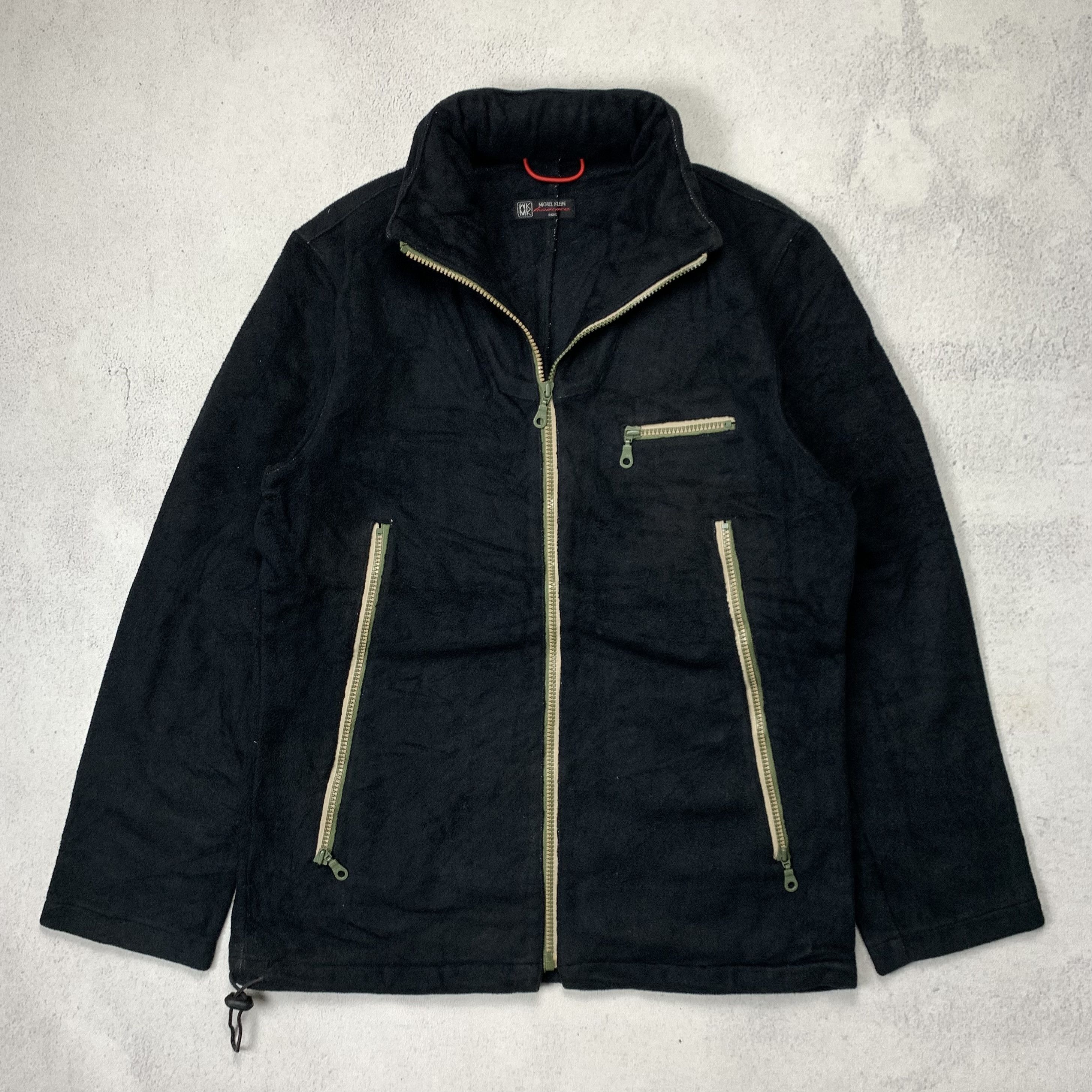 Michel Klein Vintage Michel Klein Homme Paris Fleece Jacket Size US S / EU 44-46 / 1 - 1 Thumbnail