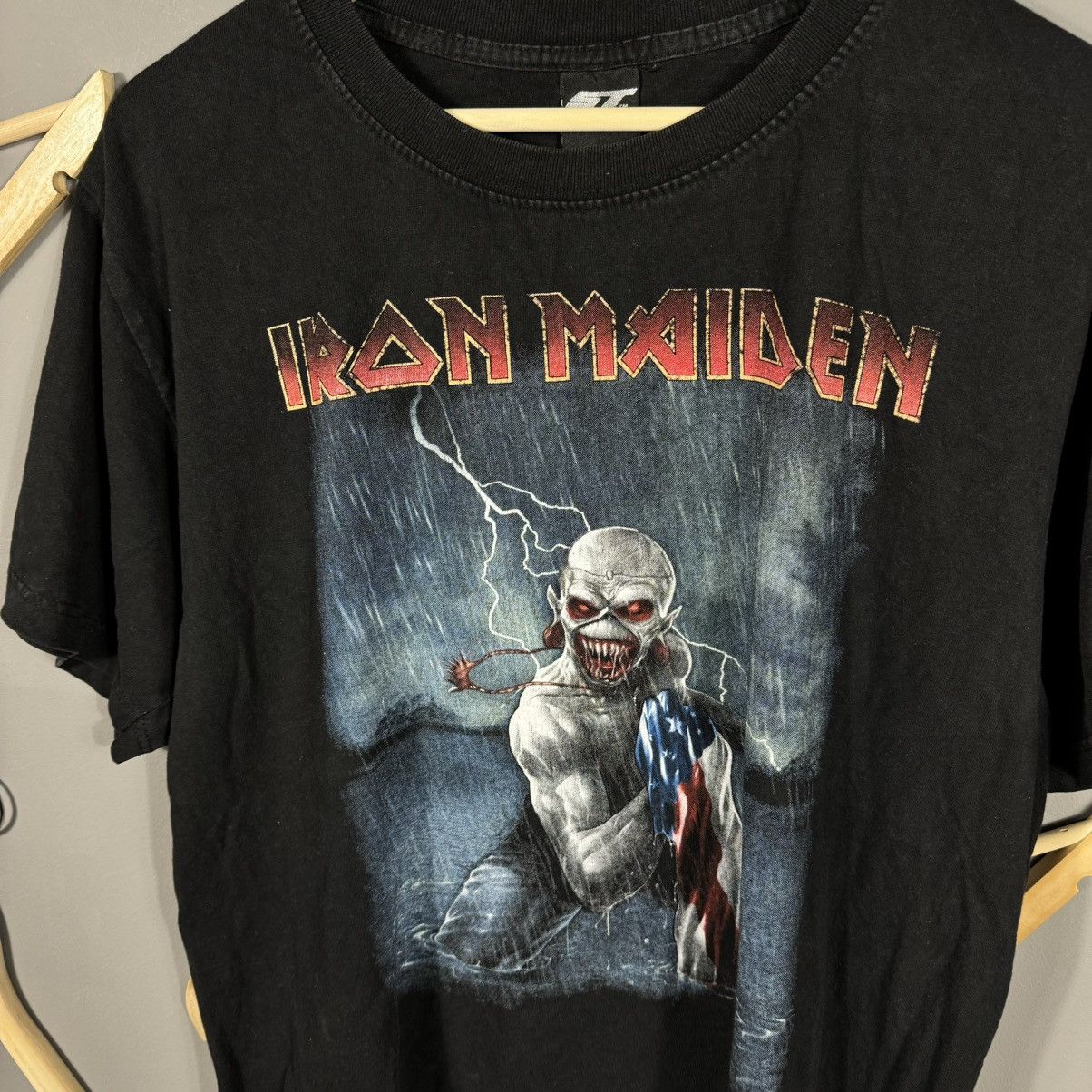 Band Tees × Iron Maiden × Vintage Vintage 00s Iron Maiden Band T-shirt Size US L / EU 52-54 / 3 - 6 Thumbnail