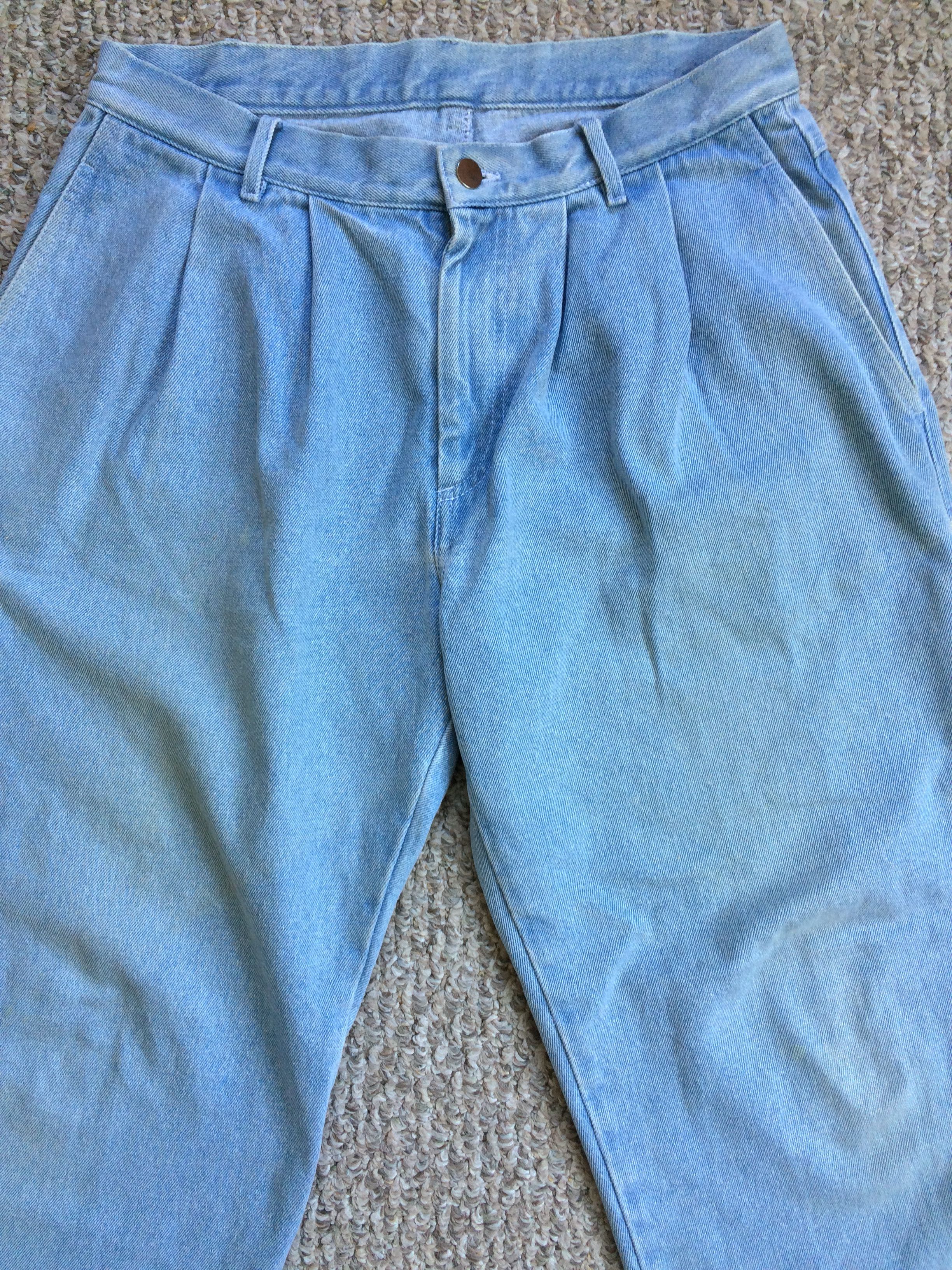 Gosha Rubchinskiy Gosha Rubchinskiy Wide Leg Pleated Denim Jeans Size US 30 / EU 46 - 2 Thumbnail