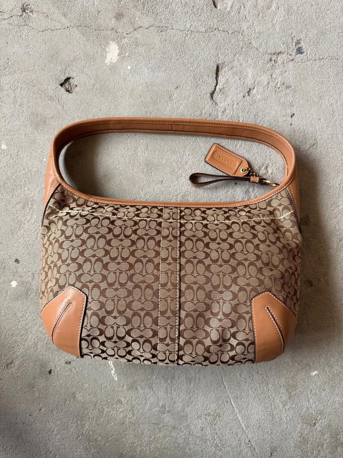 Coach Coach Signature Ergo Shoulder Bag Beige/Brown Size ONE SIZE - 6 Thumbnail