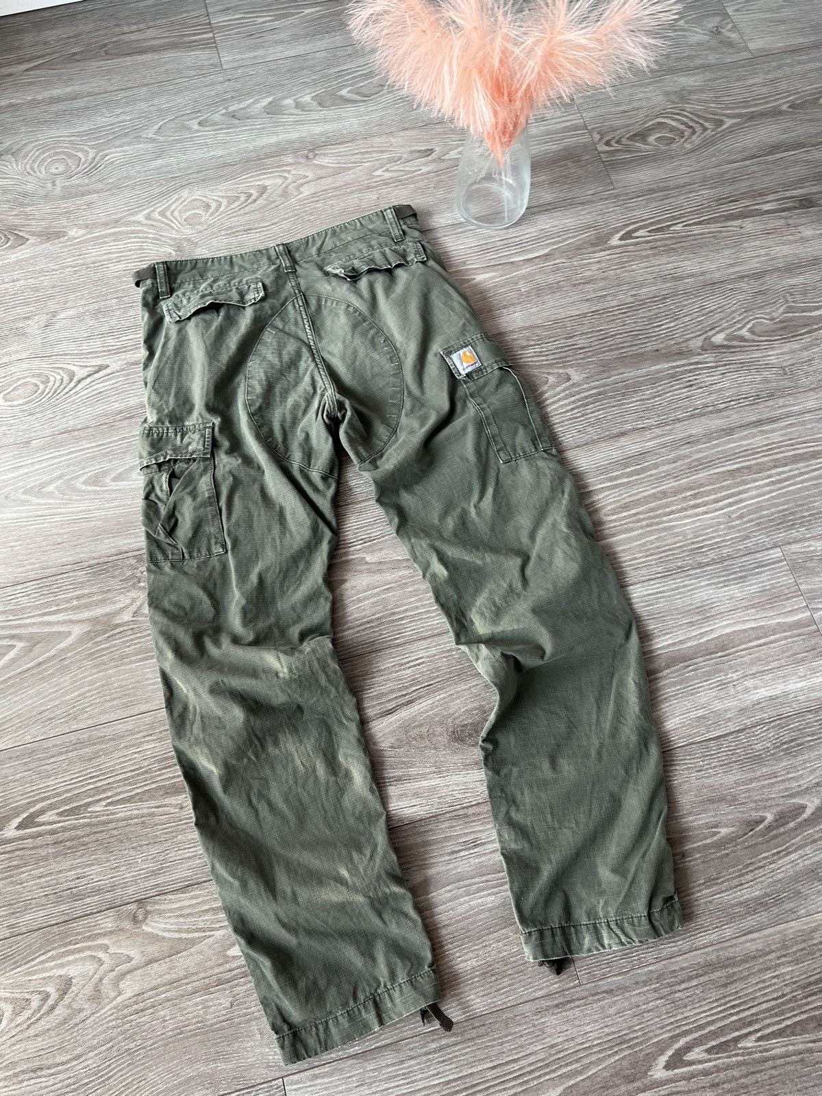 Carhartt × Carhartt Wip ‼️Carhartt Wip Regular Cargo Y2k Box Logo Rap Pants‼️ Size US 36 / EU 52 - 18 Thumbnail