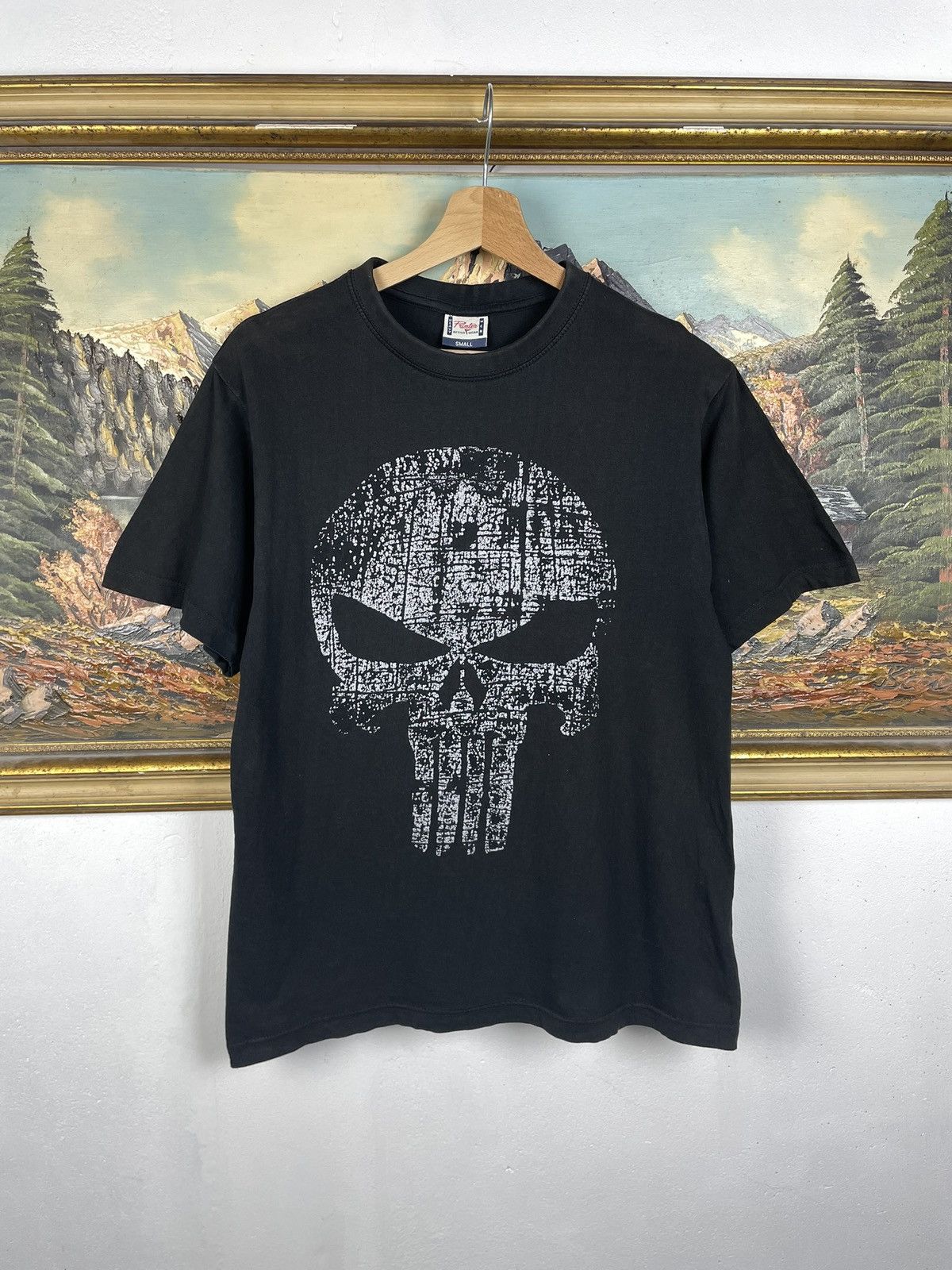 Marvel Comics Marcel Comics Punisher Vintage Y2k Black Tee T-shirt Skull Size US S / EU 44-46 / 1 - 1 Thumbnail