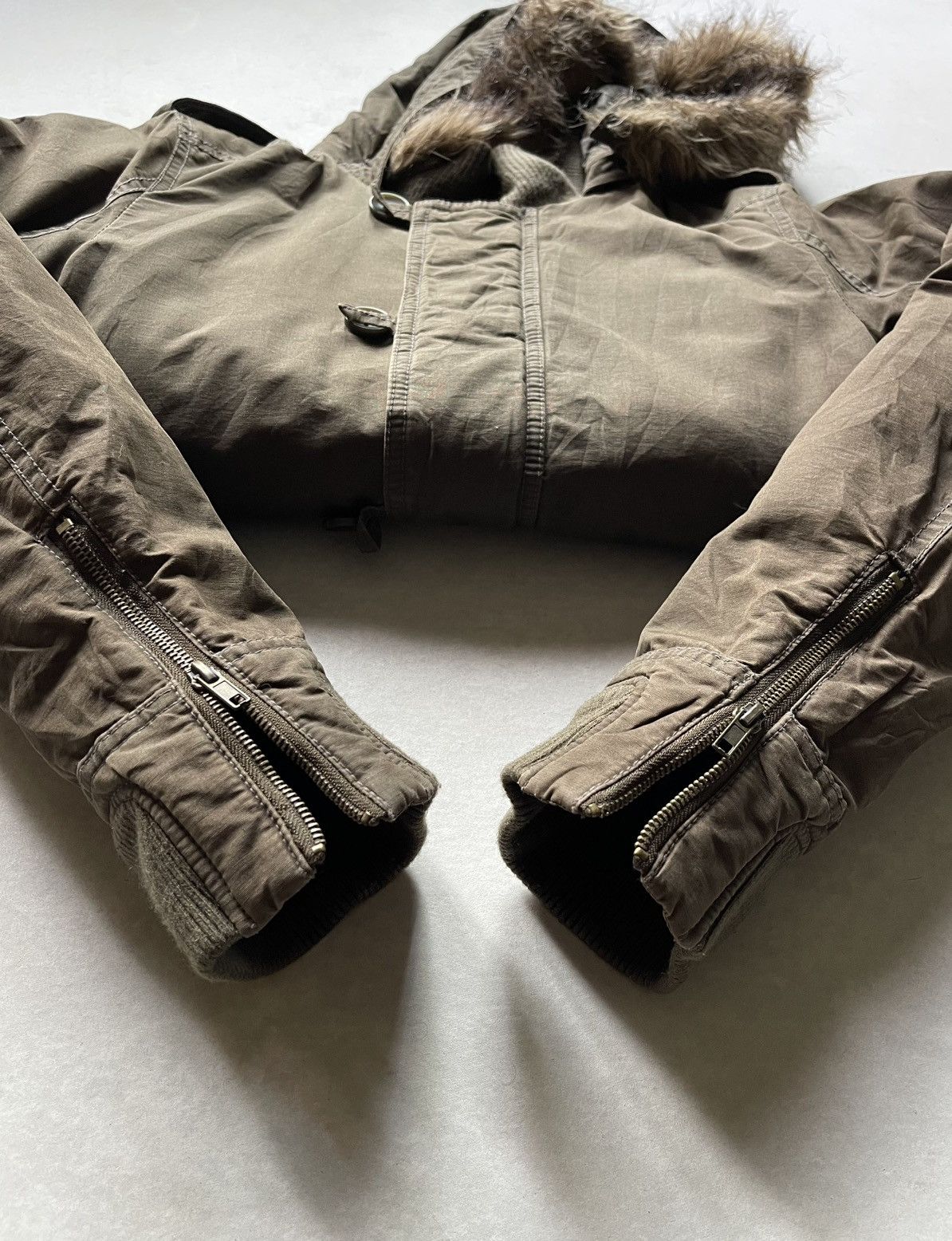 Dickies × SHINYAKOZUKA Vintage Dickies Faux Fur Hood Military Jacket LGB Style Size US M / EU 48-50 / 2 - 10 Thumbnail