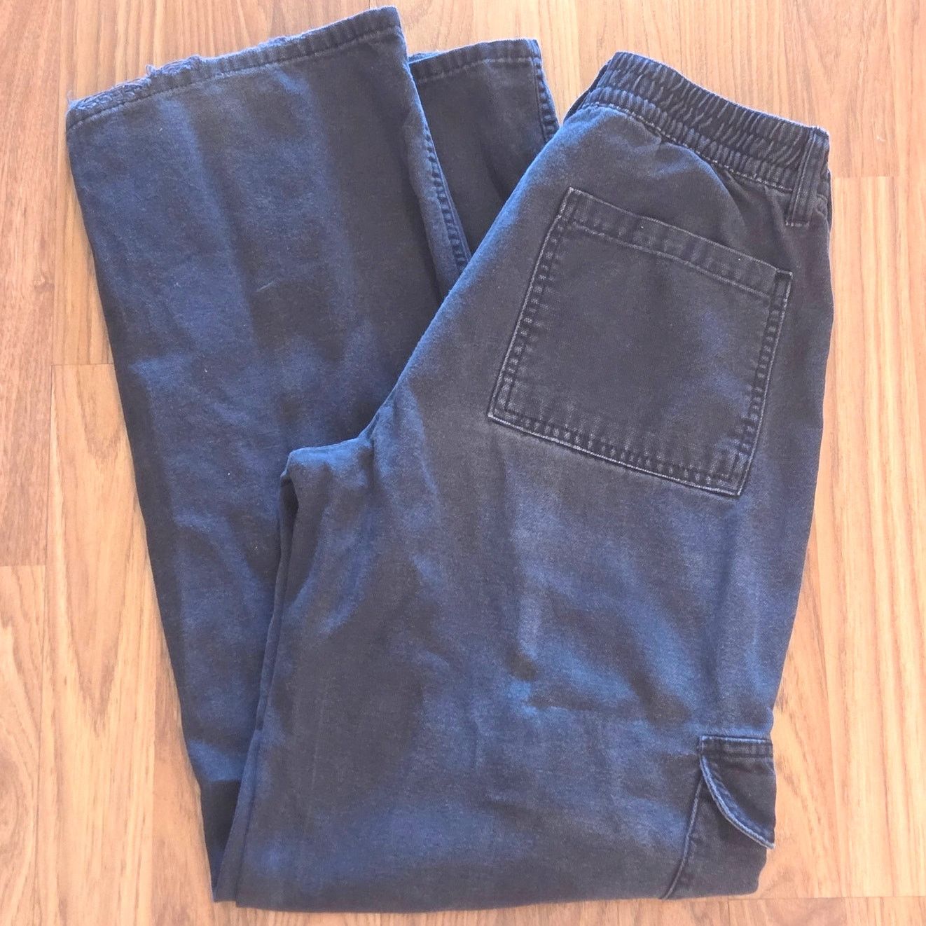 Aeropostale Black Small Aéropostale Cargo Utility Jeans 28x30 Size US 28 / EU 44 - 4 Thumbnail