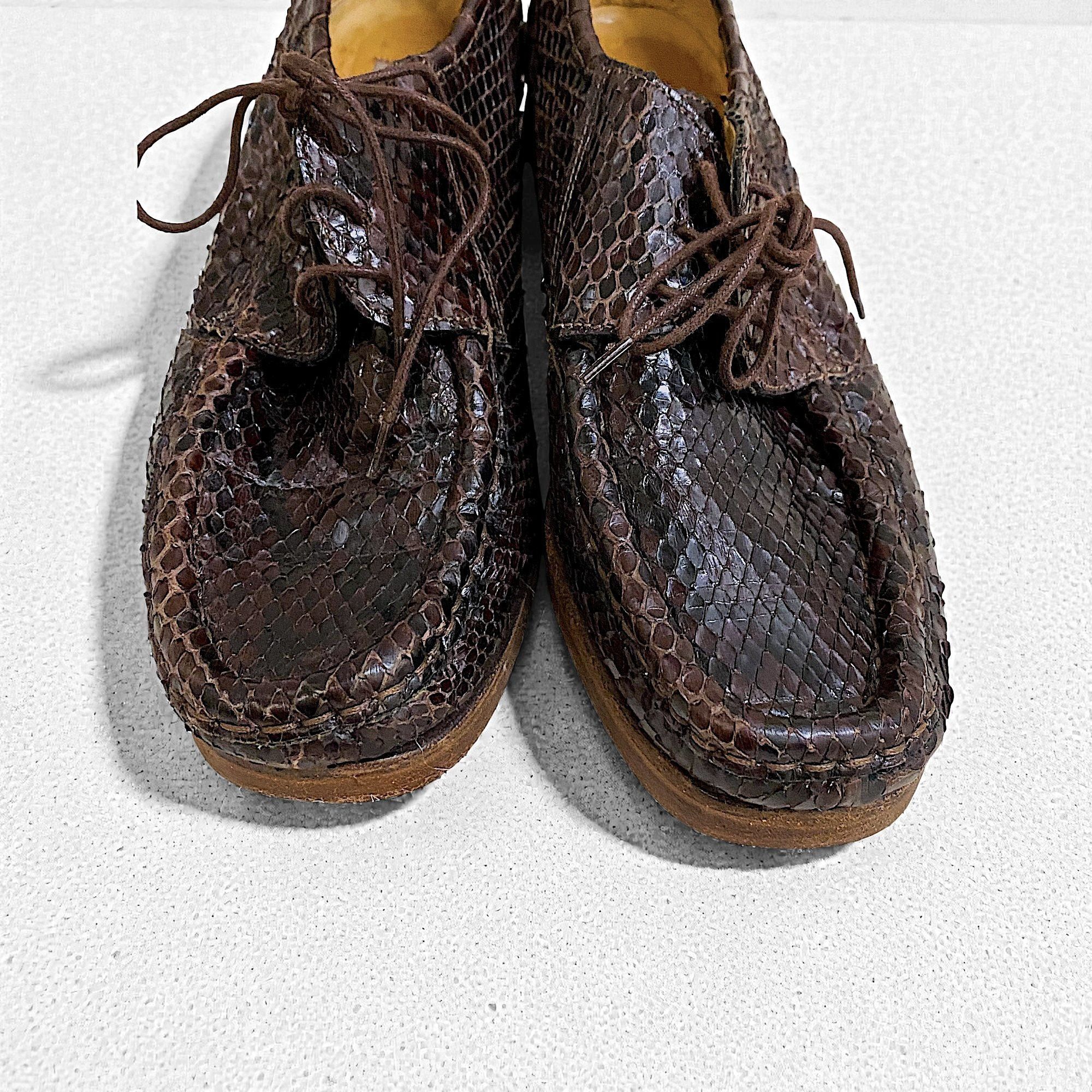 Patrick Cox Patrick Cox Snake Skin Moc Shoes (90s) – EU 38.5 / US 8–8.5 Size US 8.5 / IT 38.5 - 6 Thumbnail