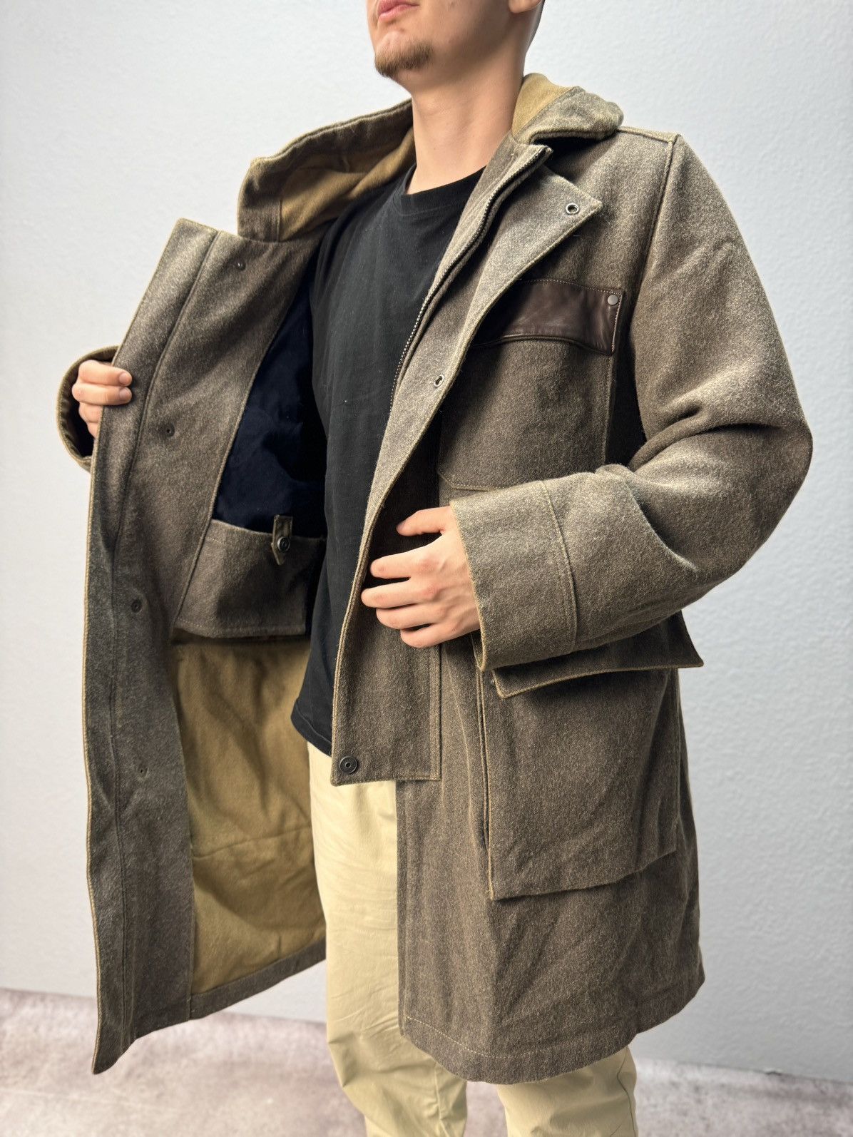 Marlboro Vintage Marlboro Classics Brown Jacket Made Italy Coat Size US XL / EU 56 / 4 - 3 Thumbnail