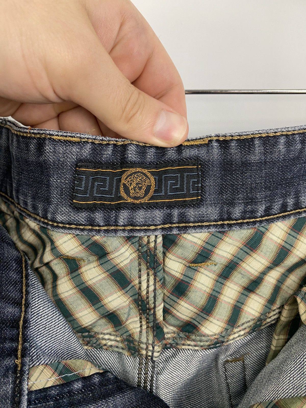 Versace 🇮🇹 Vintage 90s Versace Jeans Rare Retro Hype Y2K Size US 36 / EU 52 - 8 Thumbnail