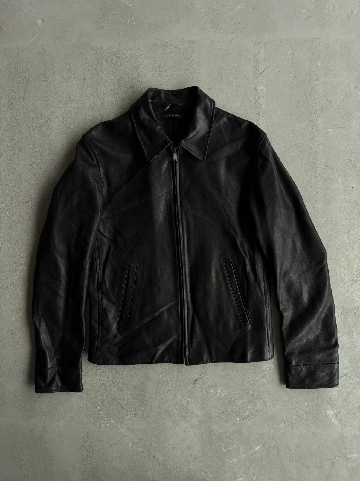 Gucci Gucci - Tom Ford Era Biker Leather Jacket Size US S / EU 44-46 / 1 - 1 Thumbnail