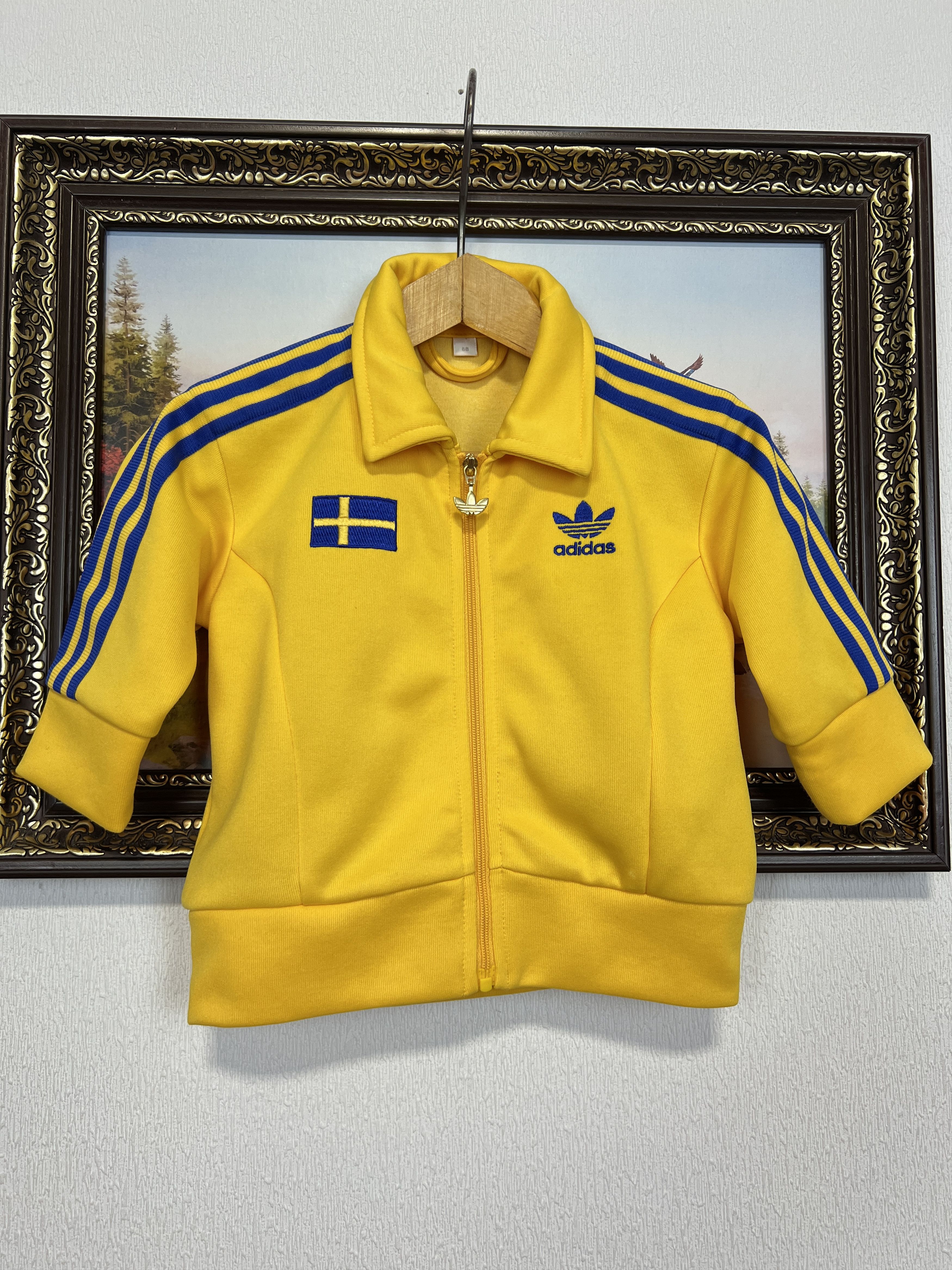 Adidas Sweden Football Jacket Track World Cup Size Boys 6M Size US XXS / EU 40 - 1 Thumbnail