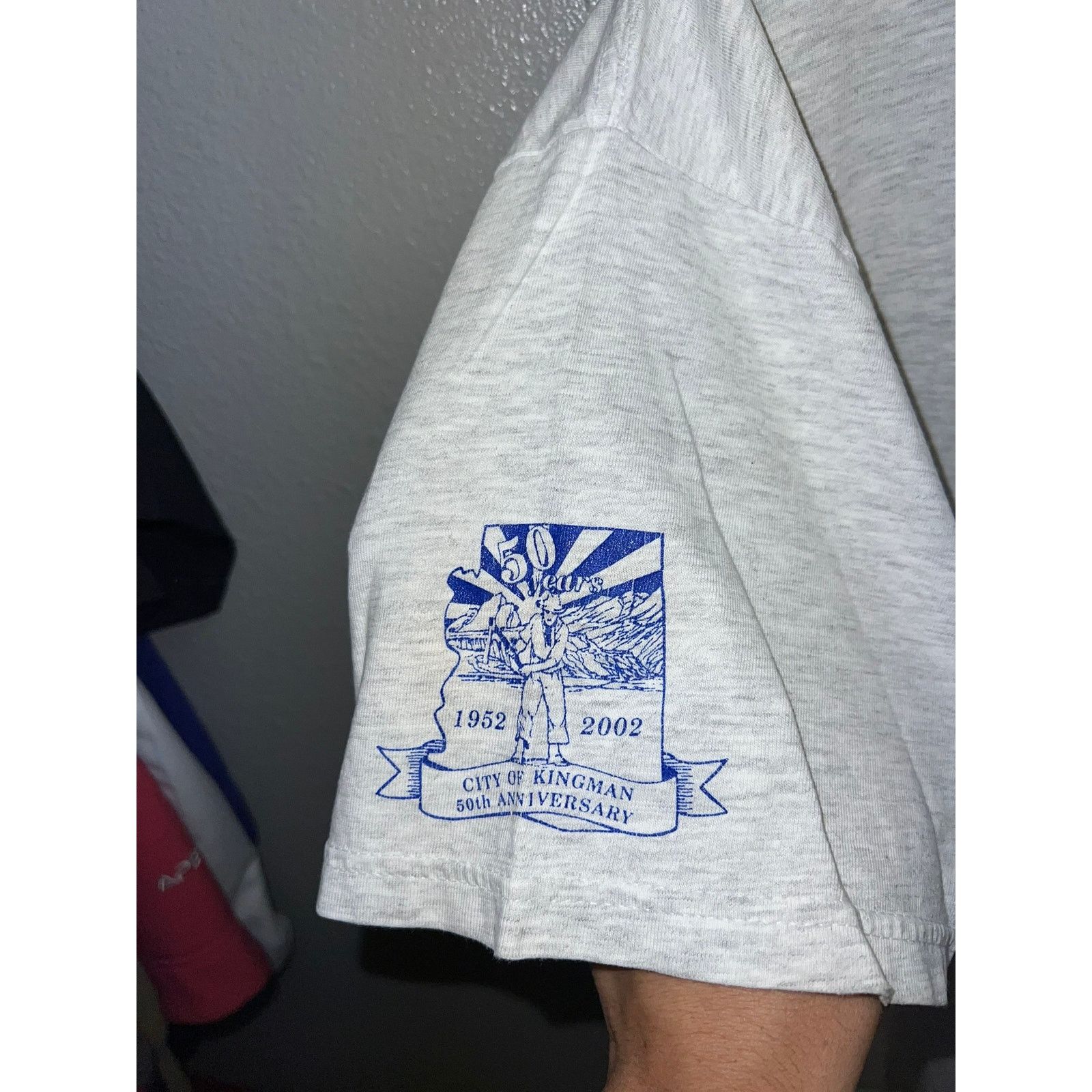 Hanes Vintage Route 66 Shirt 15th Annual Fun Run Arizona Car Tee Size US XL / EU 56 / 4 - 5 Thumbnail