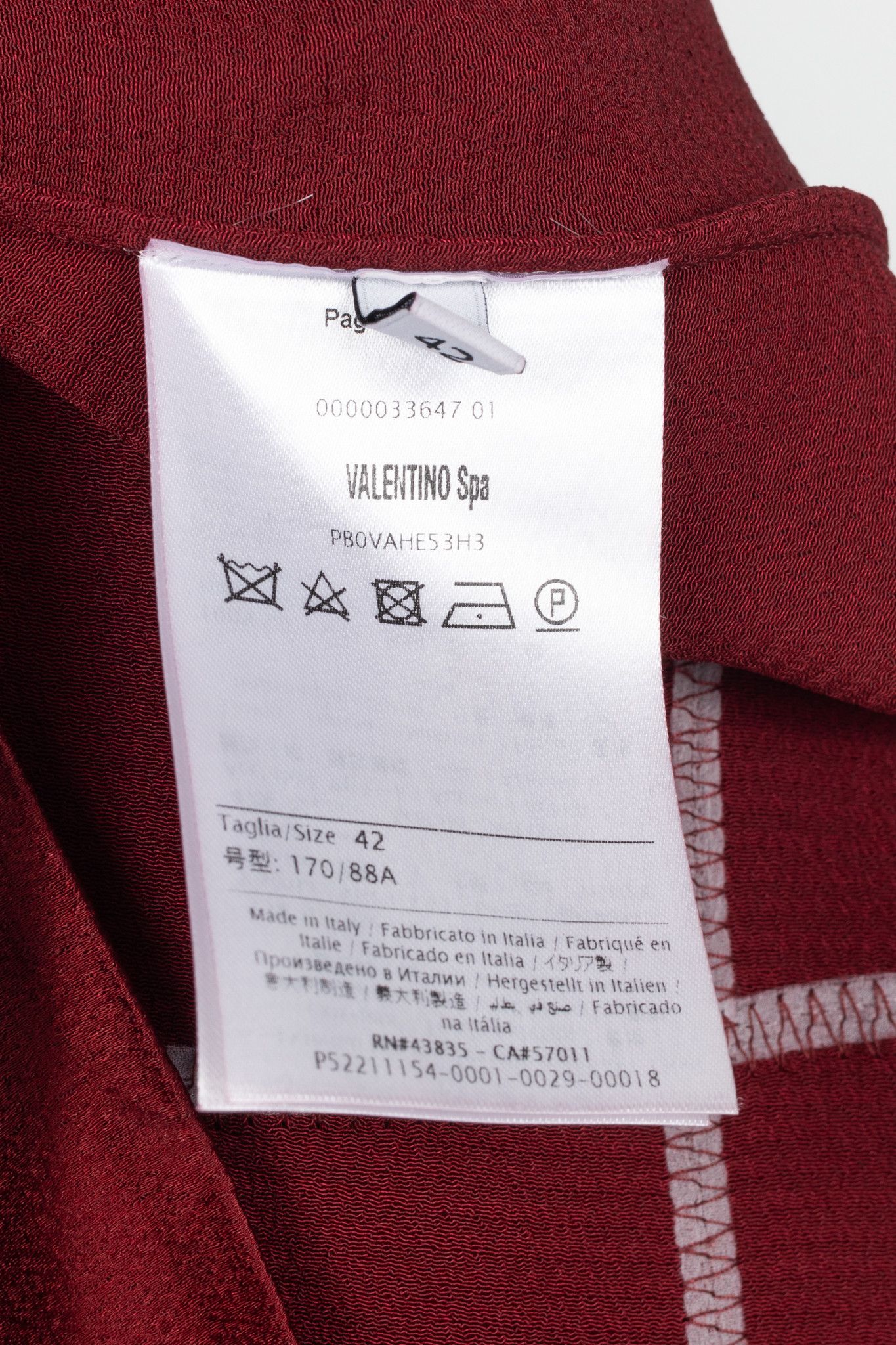 Valentino Valentino Red Envers-Satin Swing Dress Size M / US 6-8 / IT 42-44 - 8 Thumbnail