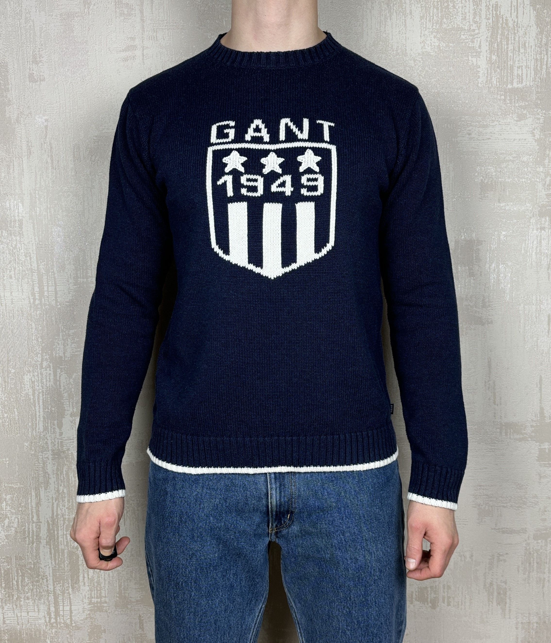 Gant × Vintage Gant Vintage Big Logo Knit Sweater Size US L / EU 52-54 / 3 - 2 Thumbnail