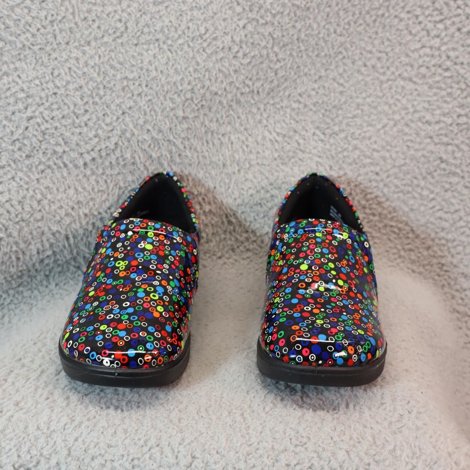 Other Easy Works By Easy Street Slip On Clogs 9M Tiffany Patent Size US 9 / IT 39 - 2 Thumbnail