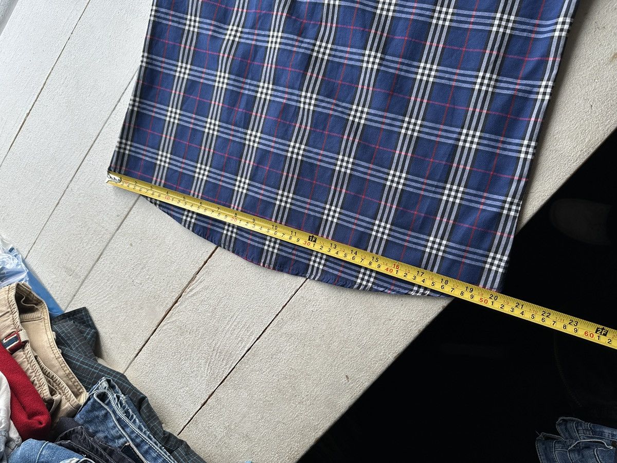 Other 🚨 BURBERRY LUXURY MEN SHIRT WITH LOGO NOVA CHECK BLUE Size US L / EU 52-54 / 3 - 17 Thumbnail
