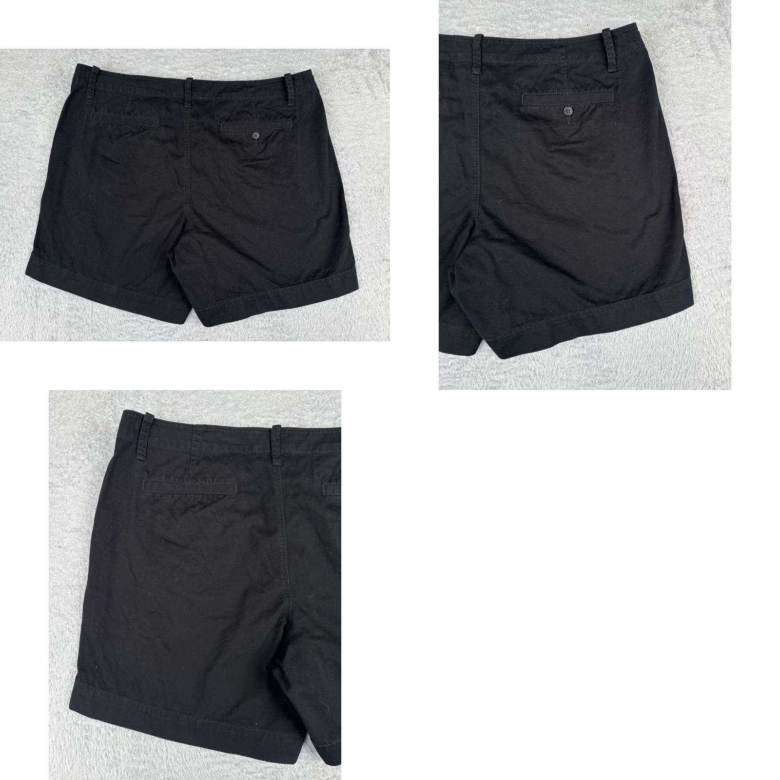 Ralph Lauren Lauren Ralph Lauren Shorts Women 16 Black Chino Twill Cotton Blend LRL Hike 36x7 Size 38" / US 16 / IT 52 - 9 Thumbnail