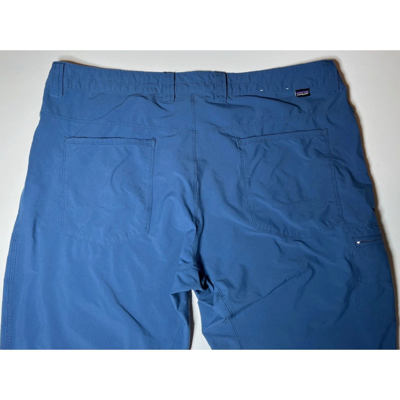 Patagonia Patagonia Men's Quandary Pants 55175 Hiking Outdoors Size 40 Blue Cotton Blend 31.5in Inseam Regular Pants Mens Size US 40 / EU 56 - 6 Thumbnail