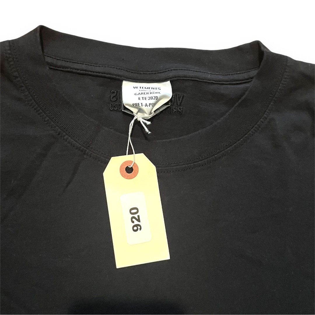 Vetements Blank Oversized T Shirt SS20 Size US S / EU 44-46 / 1 - 2 Thumbnail