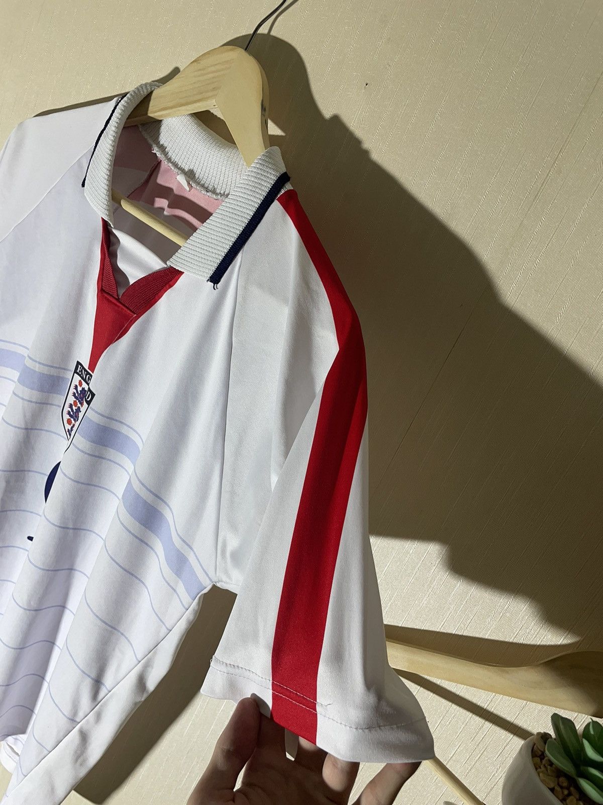 Vintage England Rooney #9 vintage soccer jersey Size US L / EU 52-54 / 3 - 6 Thumbnail