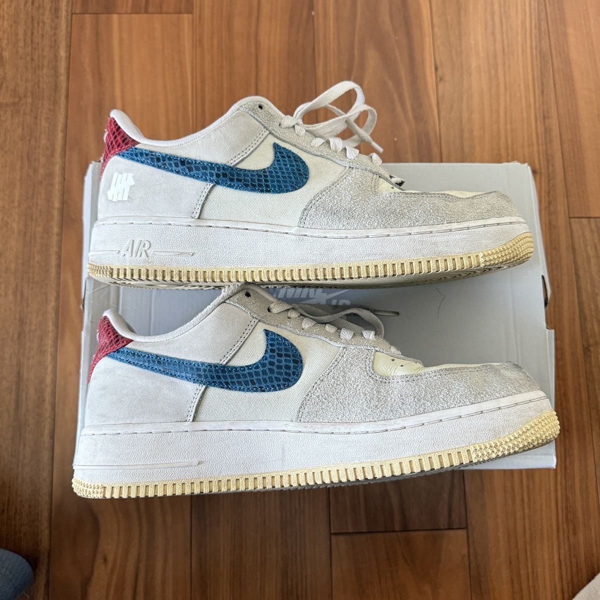 Nike Nike Air Force 1 Low Undefeated 5 On It | Size 10 Size US 10 / EU 43 - 4 Thumbnail