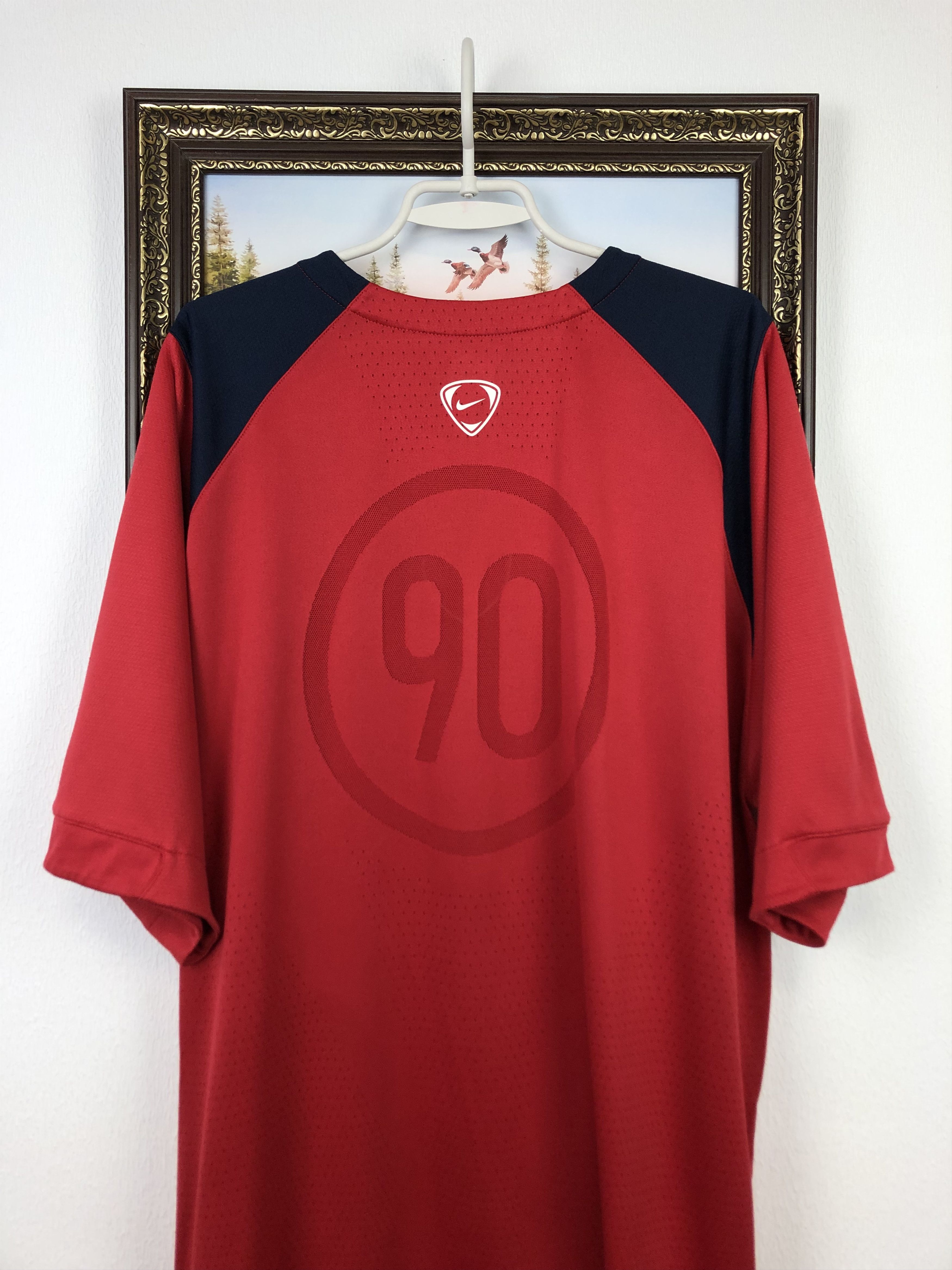 Nike Vintage Nike Arsenal o2 Football Shirt Soccer Train Tee Hype Size US XXL / EU 58 / 5 - 15 Thumbnail