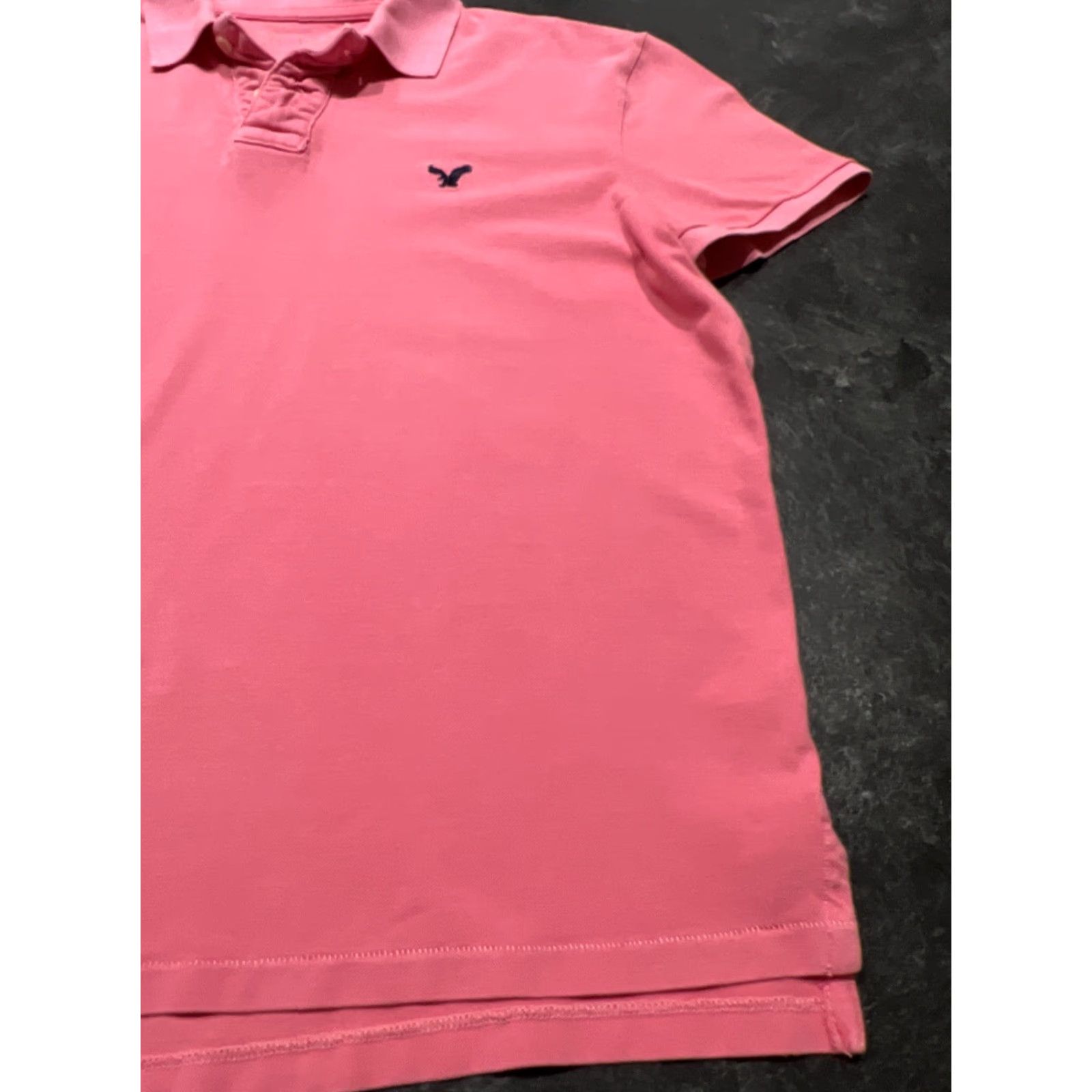 American Eagle Outfitters VINTAGE American Eagle Polo Shirt Pink Short Sleeve Athletic Fit XL Extra Large Size US XL / EU 56 / 4 - 4 Thumbnail
