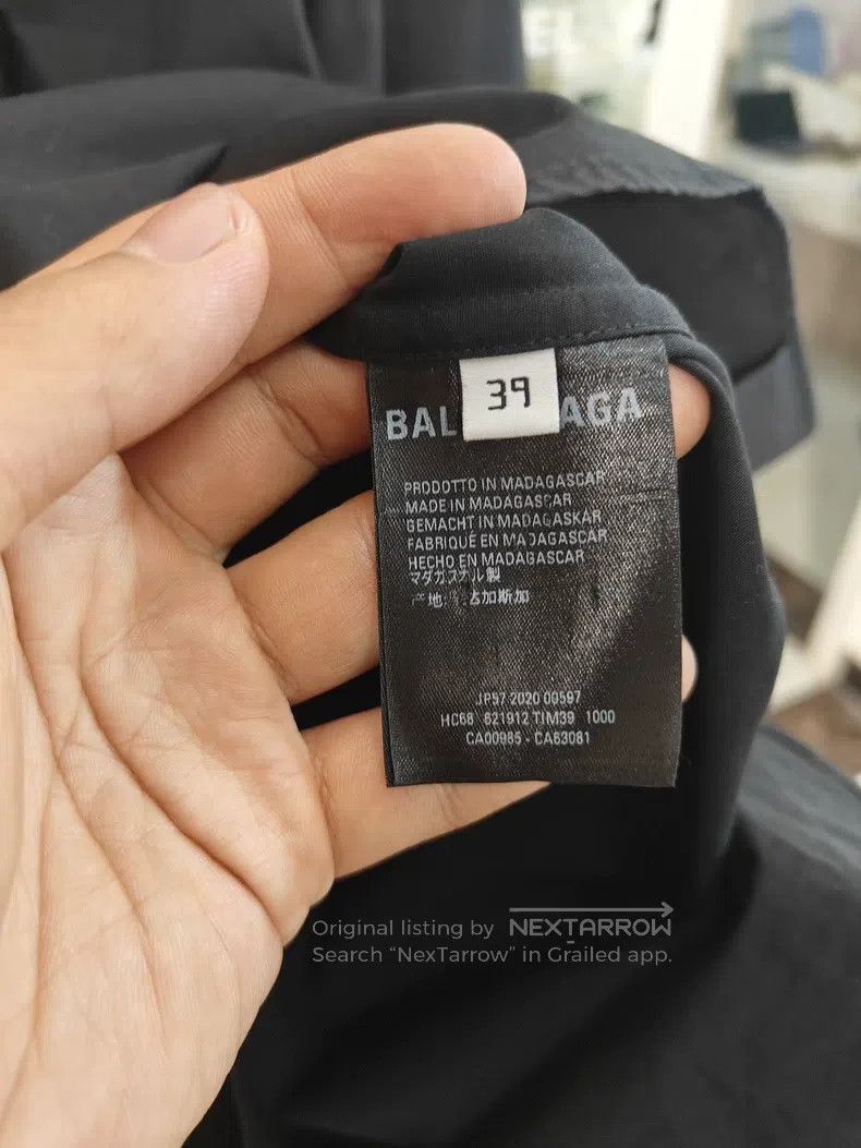 Balenciaga Balenciaga size 39 Letter Logo Short Sleeve T-Shirt Size US L / EU 52-54 / 3 - 4 Thumbnail