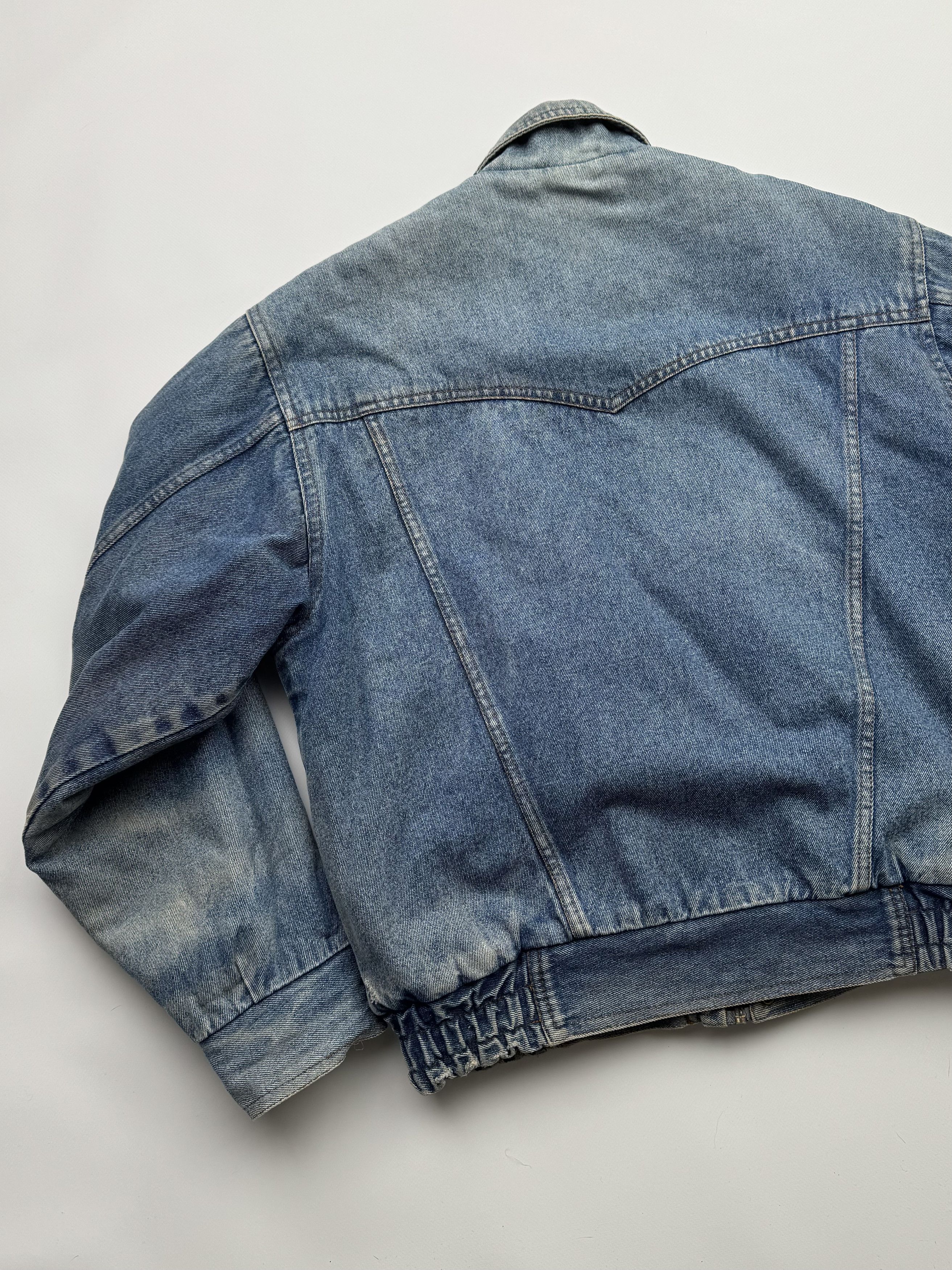 Vintage Vintage Denim Bomber Jacket(V243)E2 Size US L / EU 52-54 / 3 - 9 Thumbnail