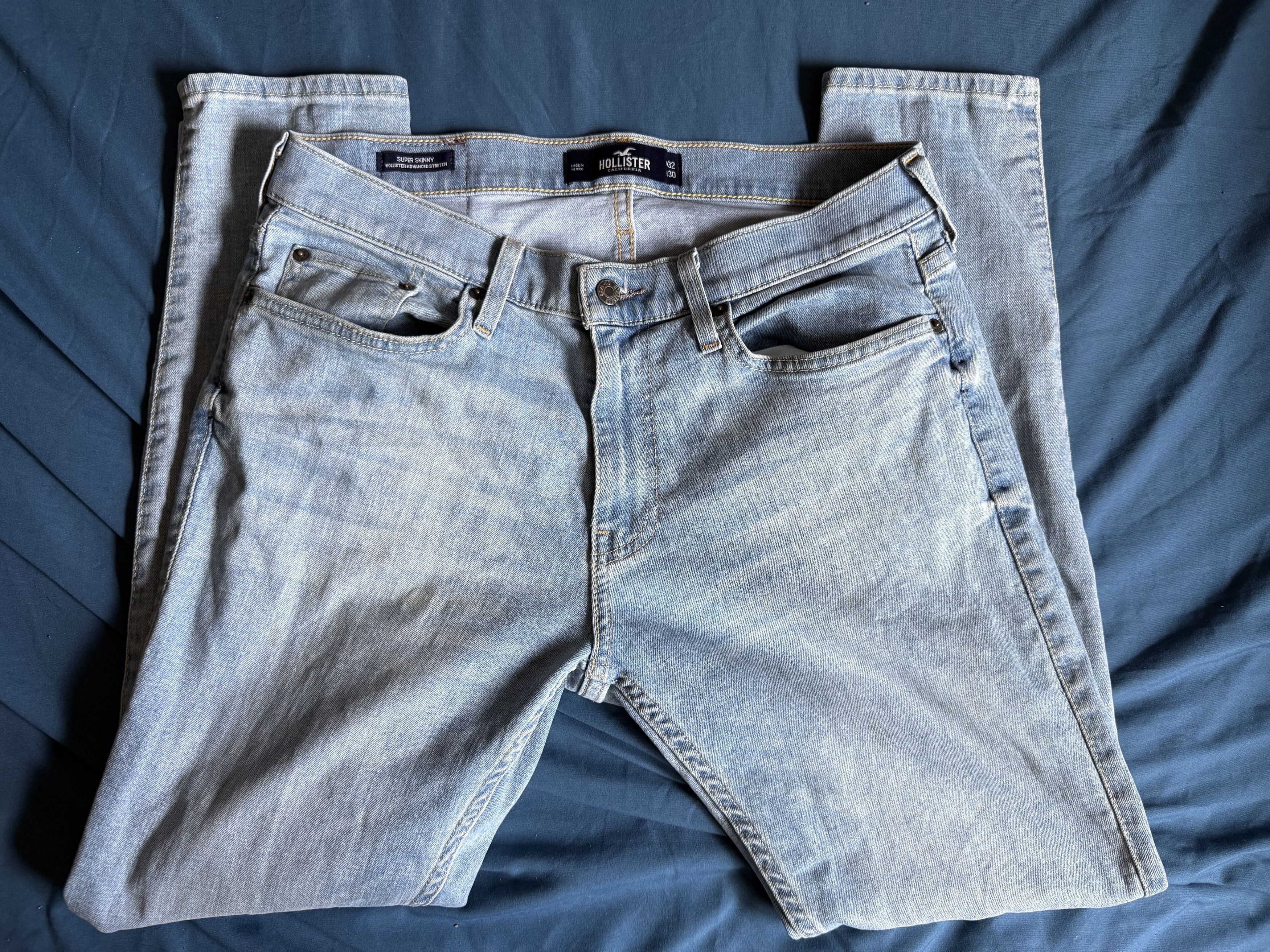 Hollister Hollister Super Skinny Jeans Advanced Stretch 32x30 $59.50 Size US 32 / EU 48 - 6 Thumbnail